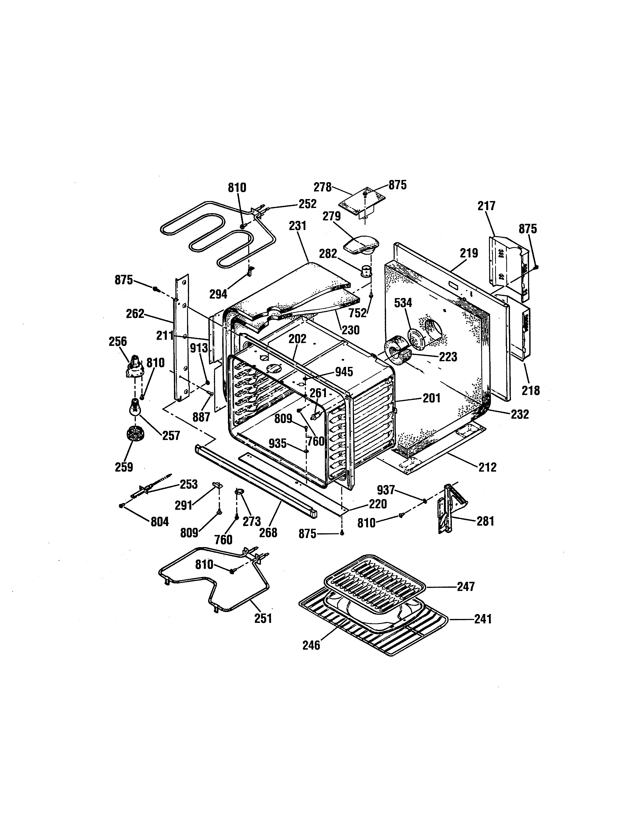 Kenmore 91141779790 body diagram