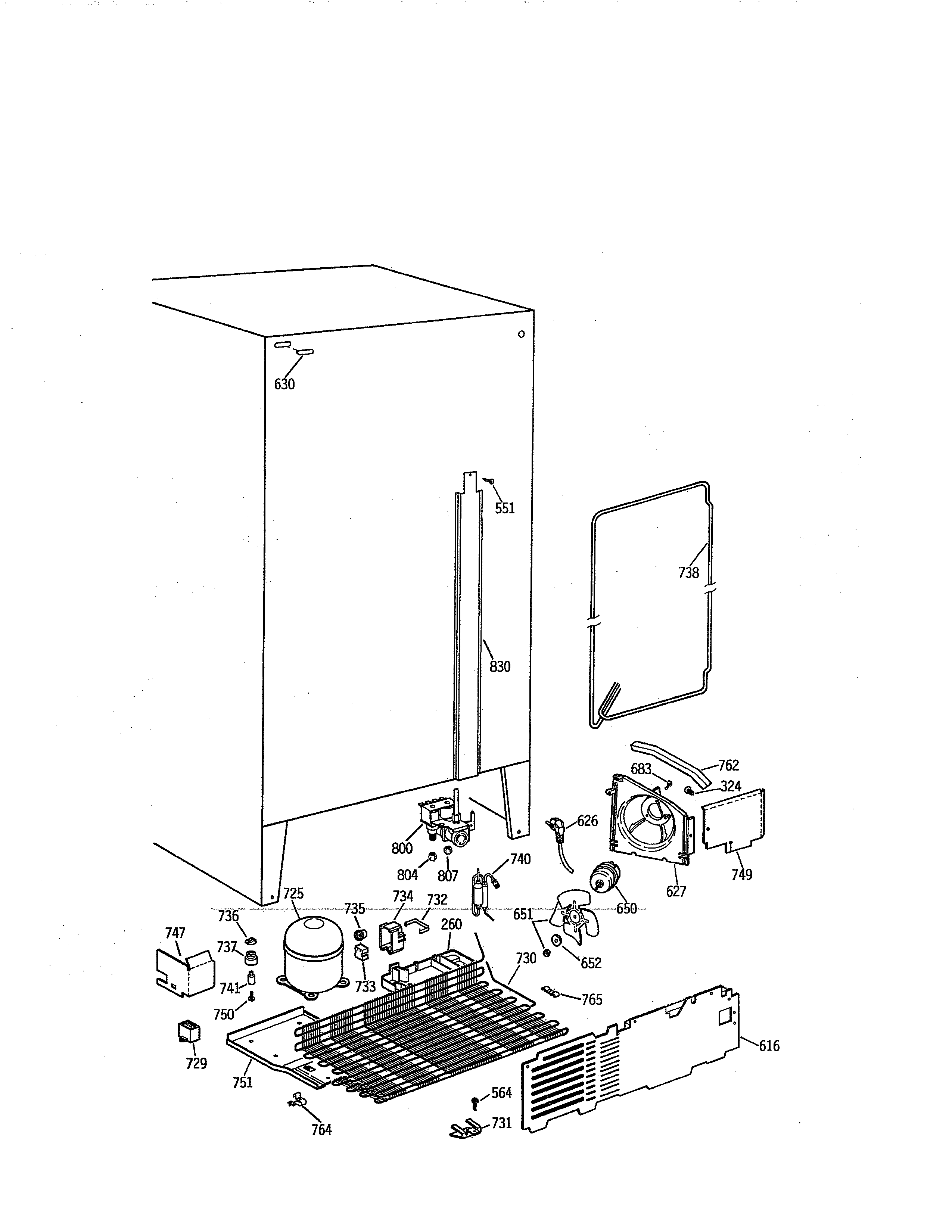 Kenmore 3639552782 unit diagram