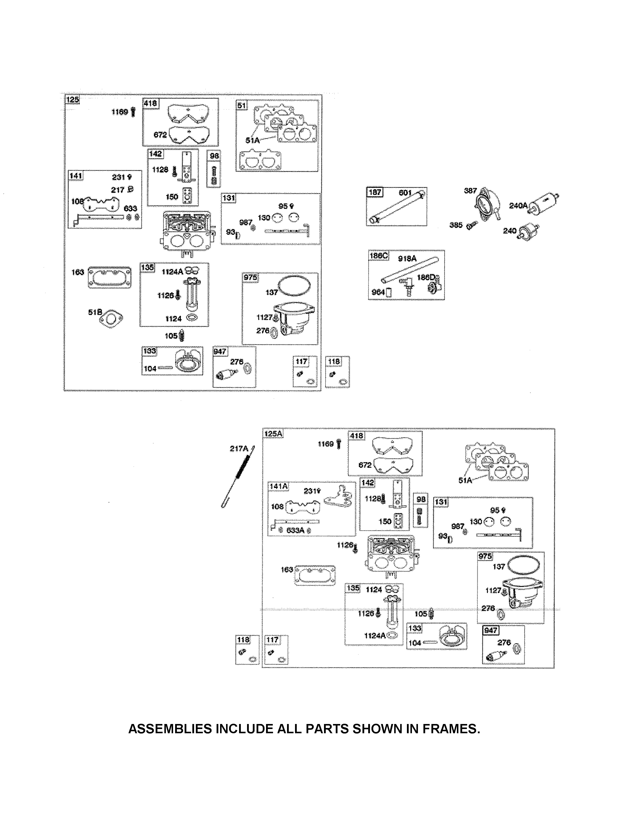 MTD 17BKCACS099 carburetor/fuel supply diagram