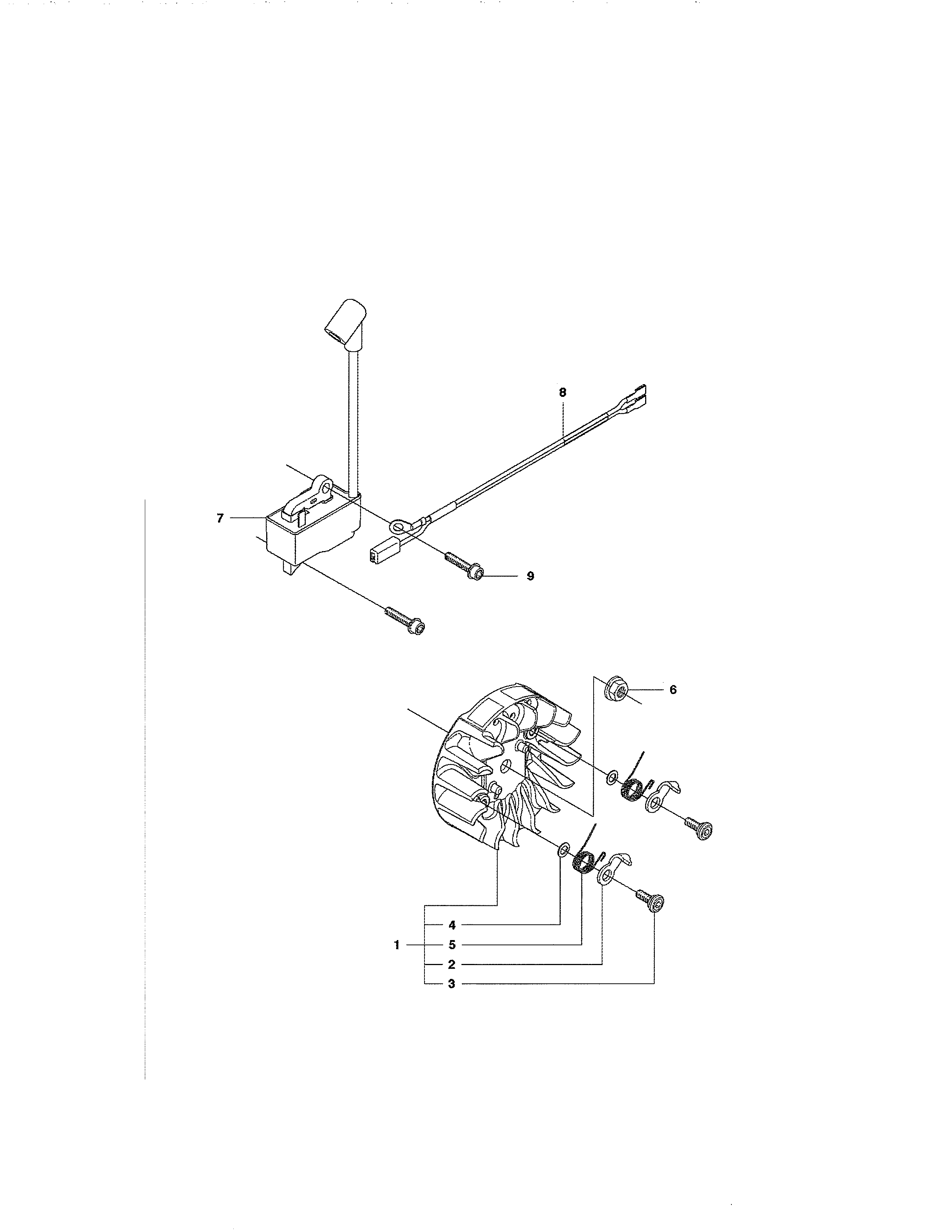 Husqvarna 965167936 ignition system diagram