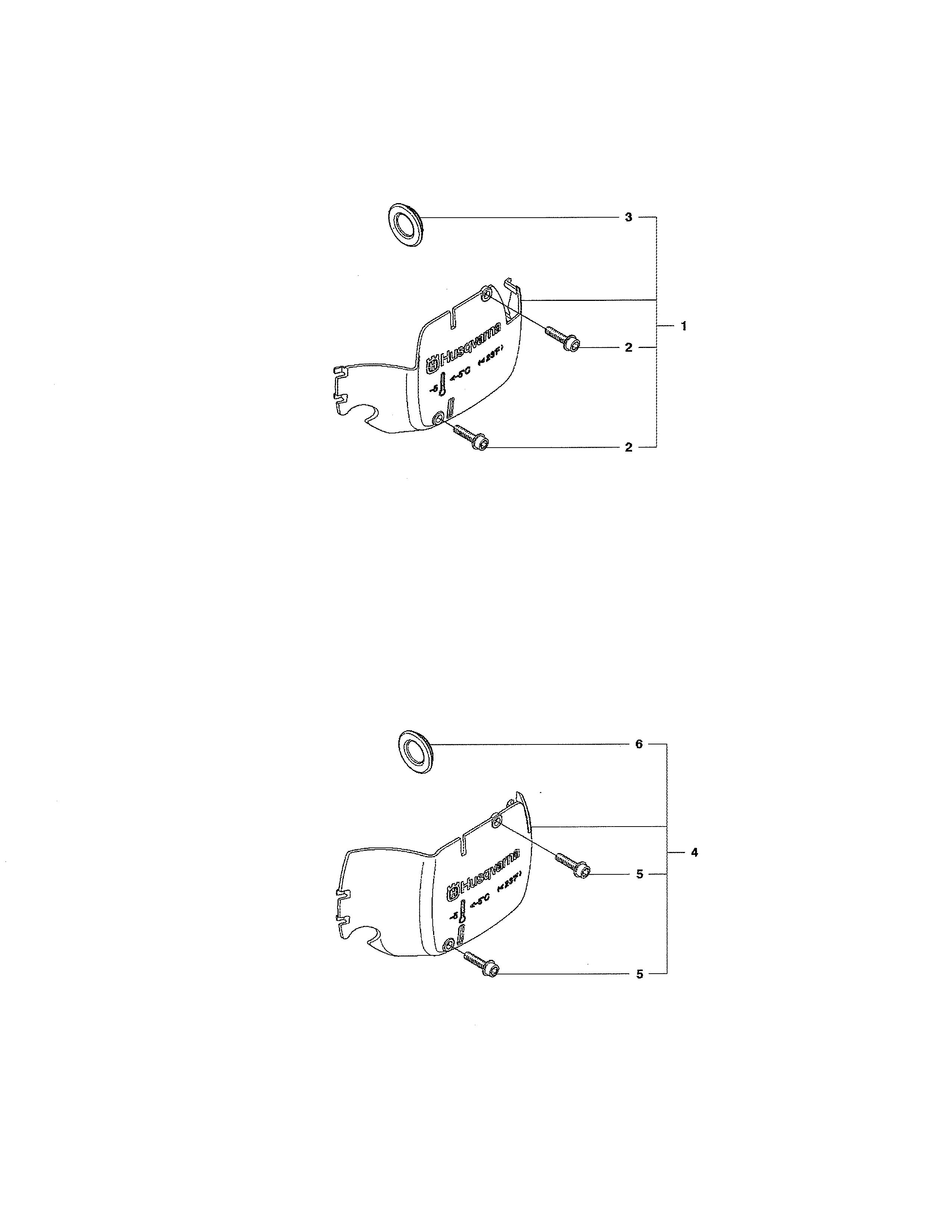 Husqvarna 965167936 winter kit diagram