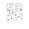 Craftsman 917250842 carburetor/blower housing diagram