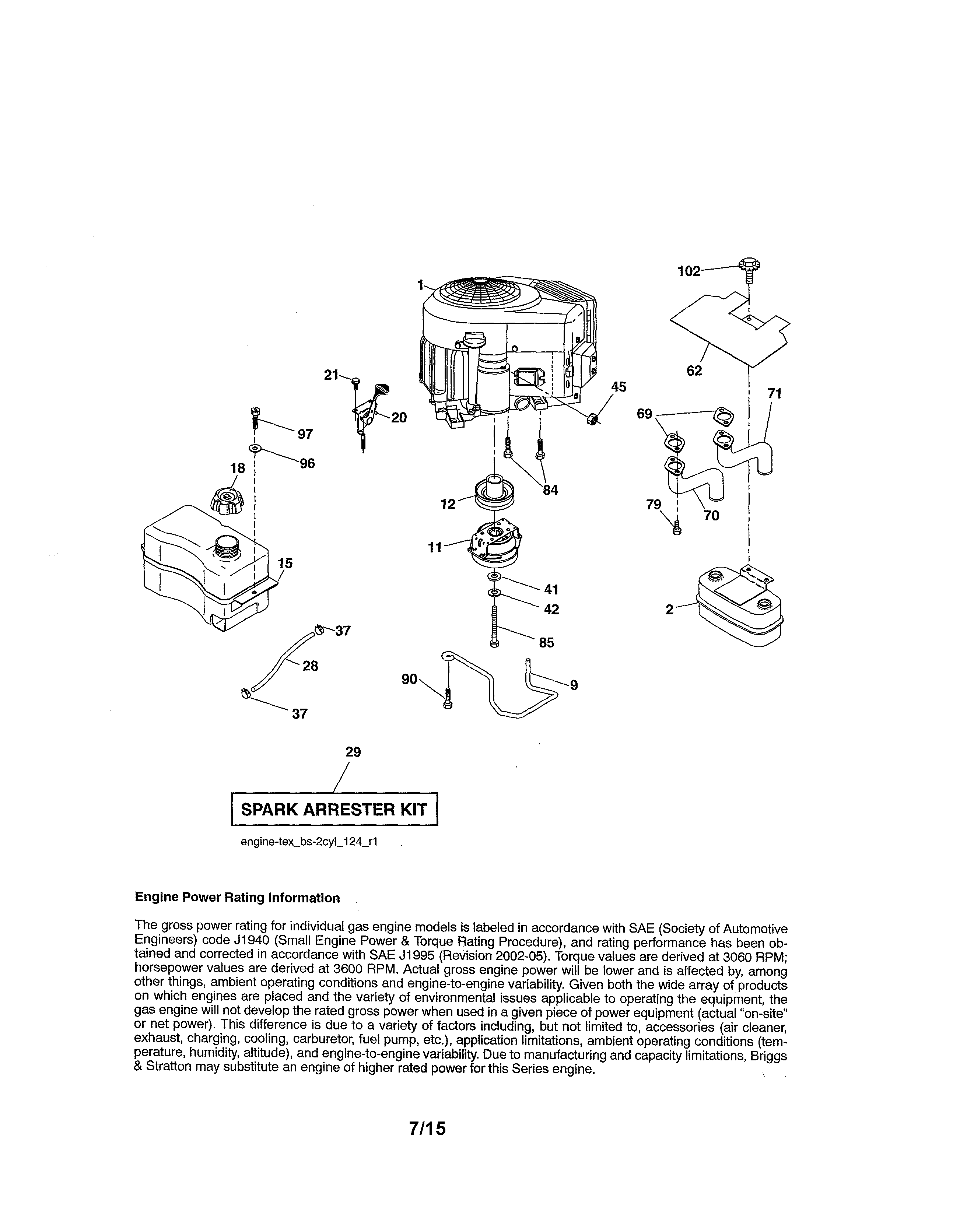 Craftsman 917986360 engine diagram