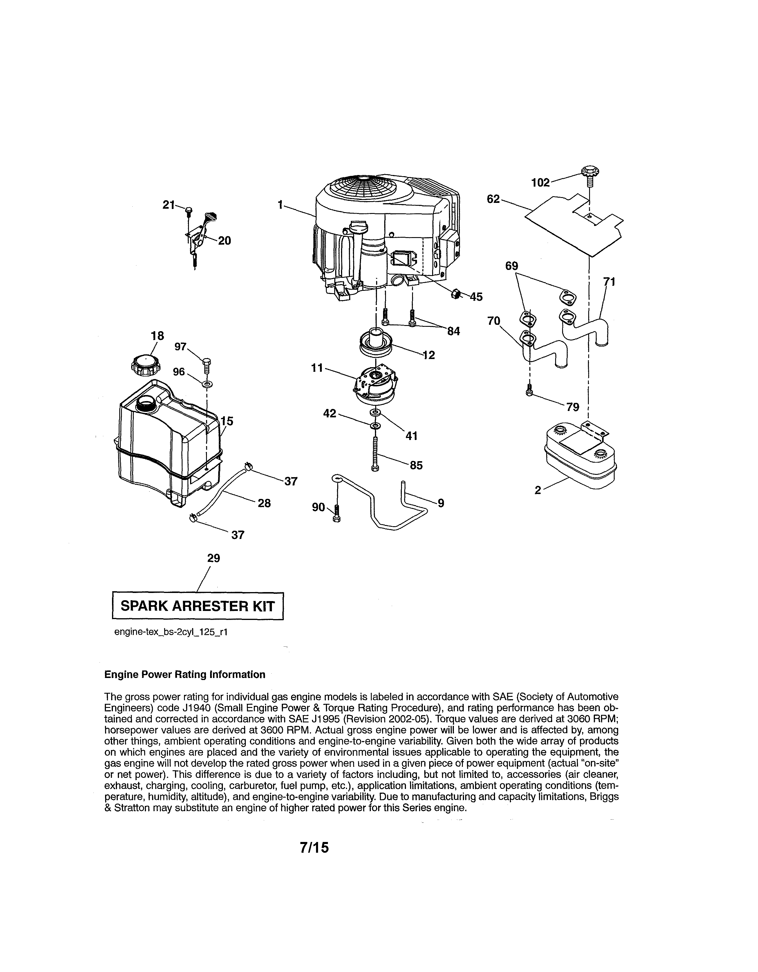 Craftsman 917986370 engine diagram