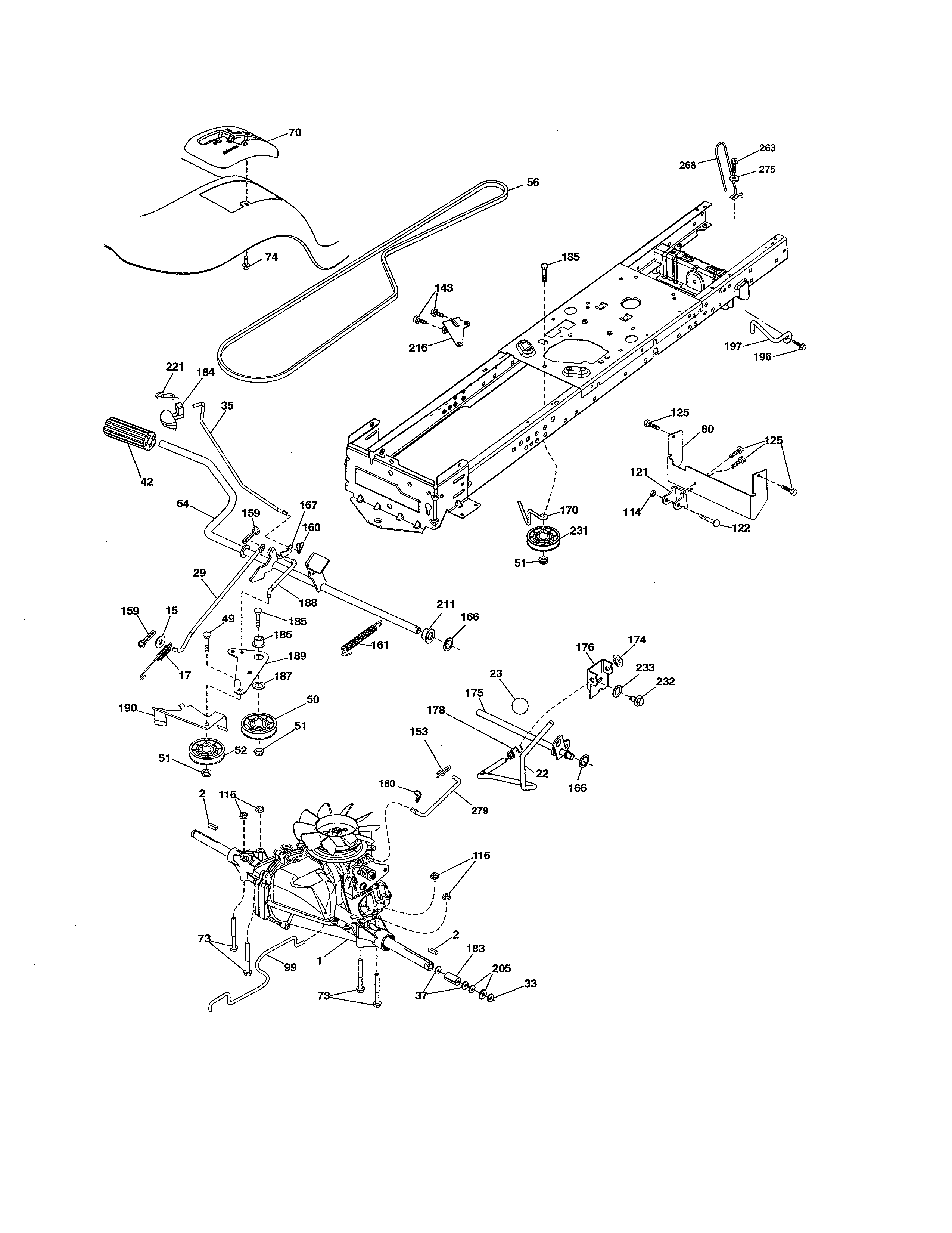 Craftsman 917992311 ground drive diagram
