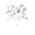 Craftsman 316731932 short block/fuel tank/clutch cover diagram
