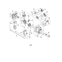 Craftsman 316711191 short block/fuel tank/muffler diagram