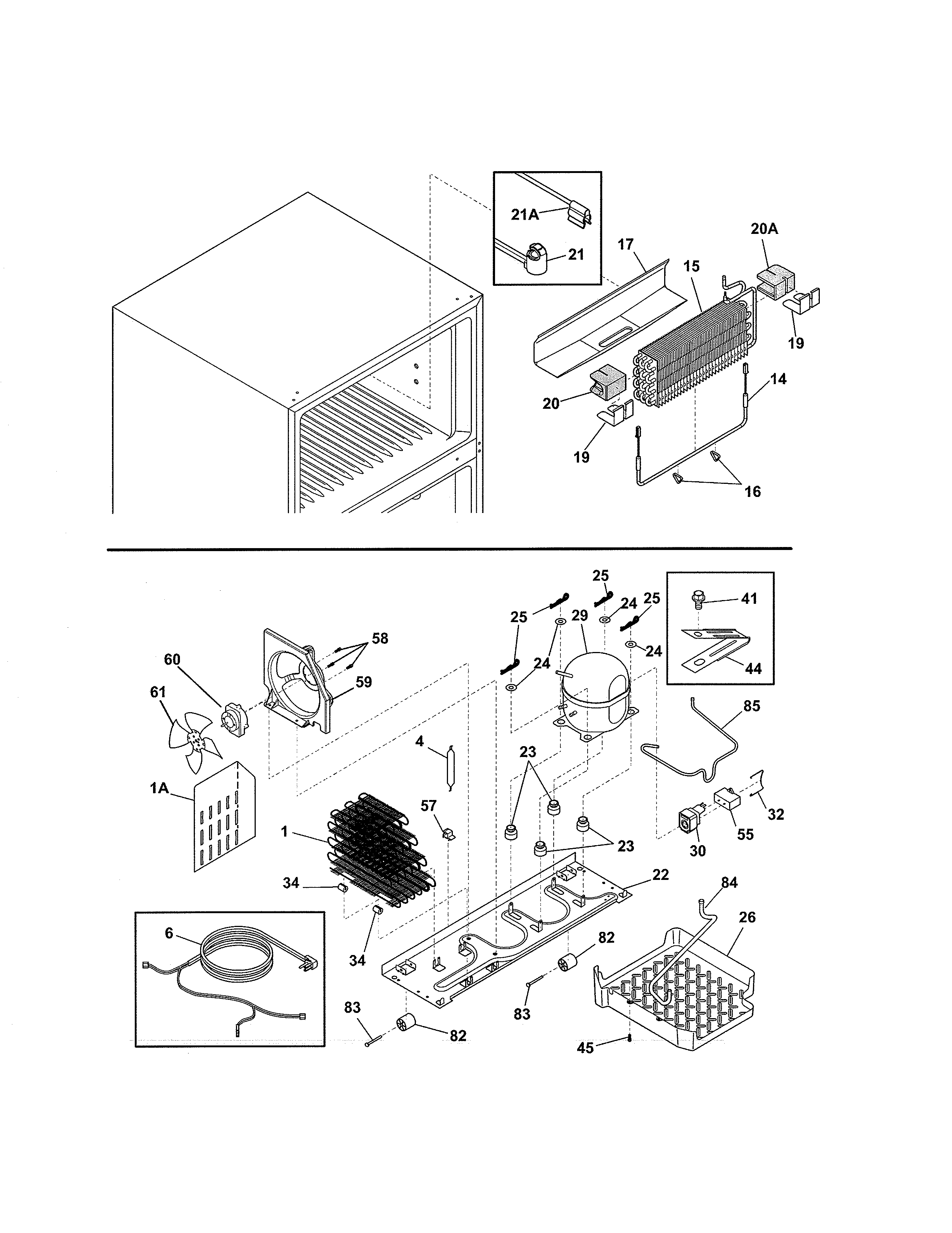 Kenmore 25360302411 system diagram