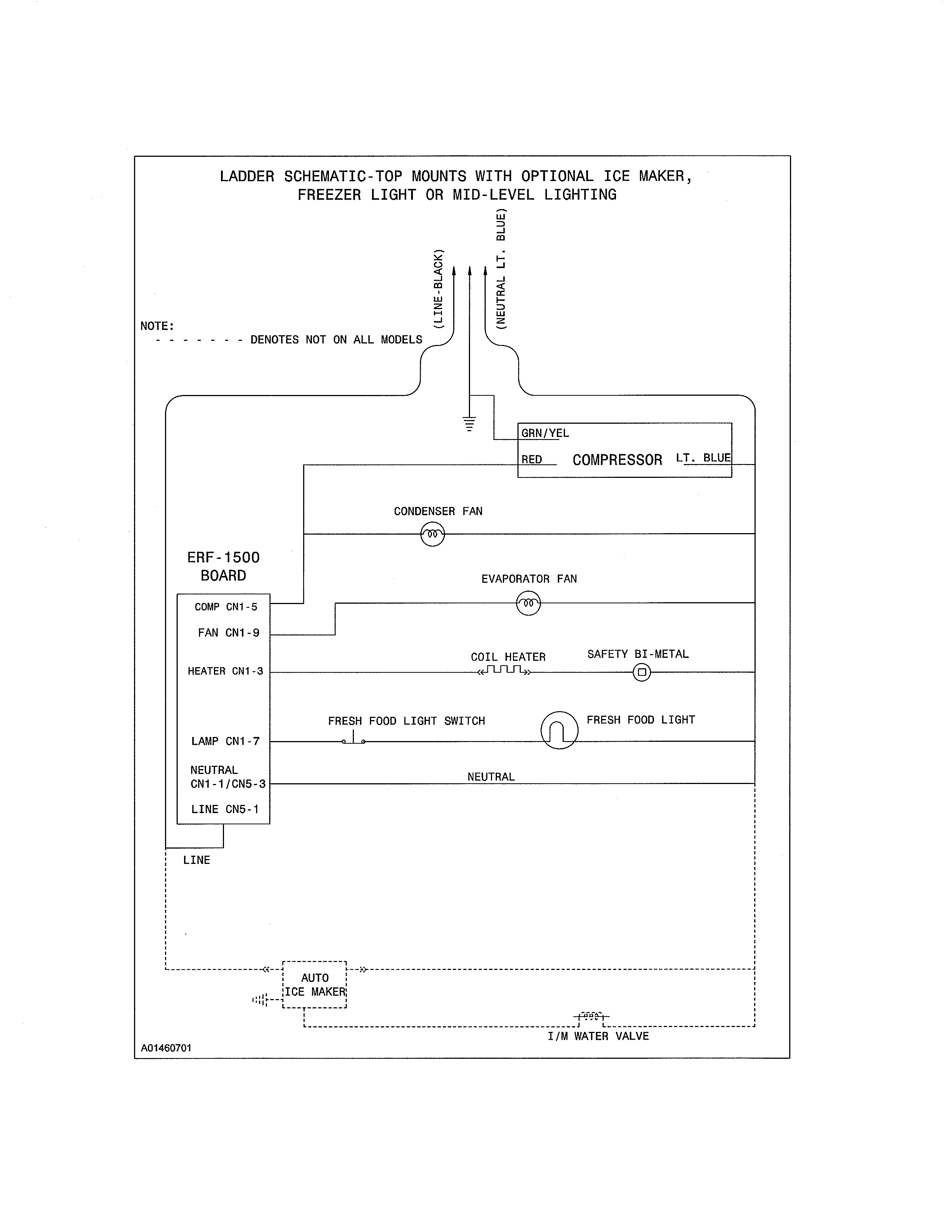 Kenmore 25360302411 wiring schematic diagram
