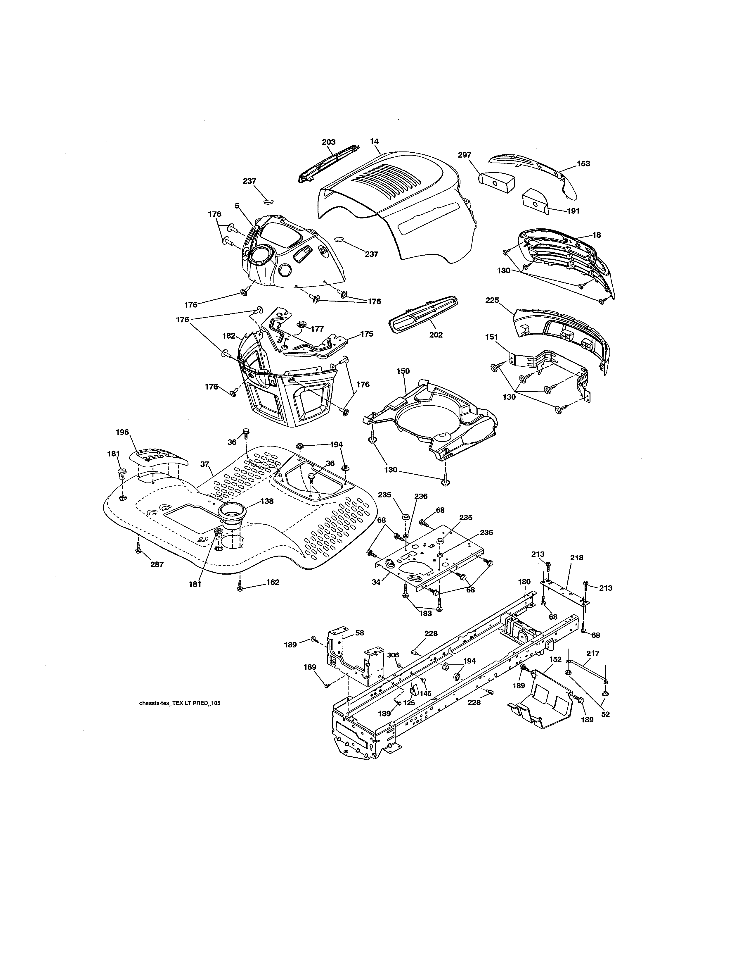 Craftsman 917986330 chassis diagram