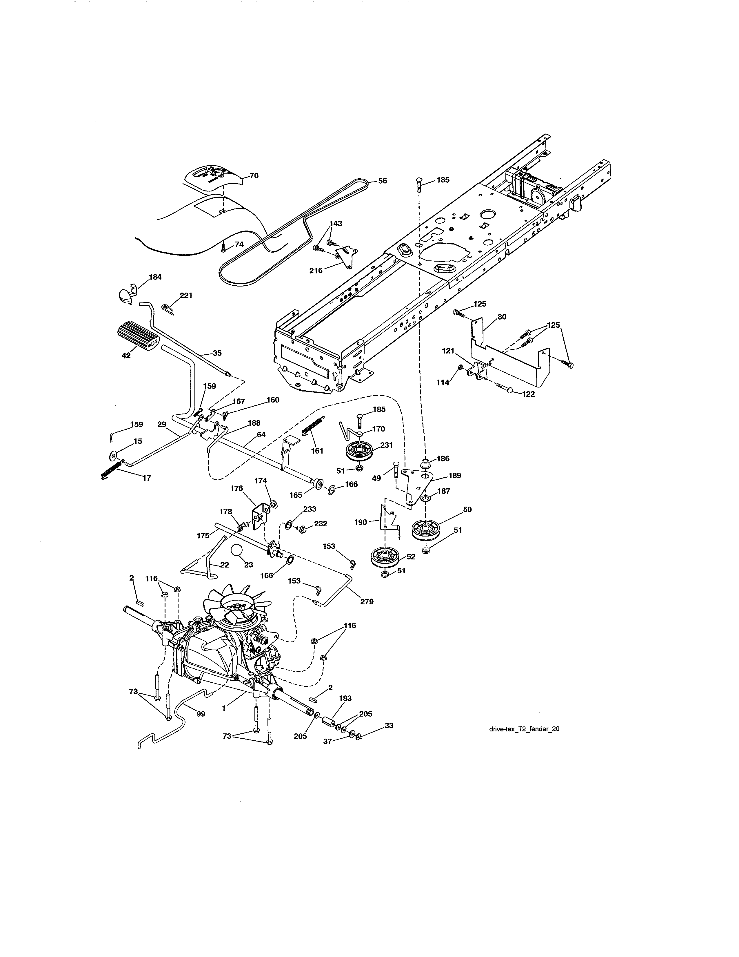 Craftsman 917986330 ground drive diagram