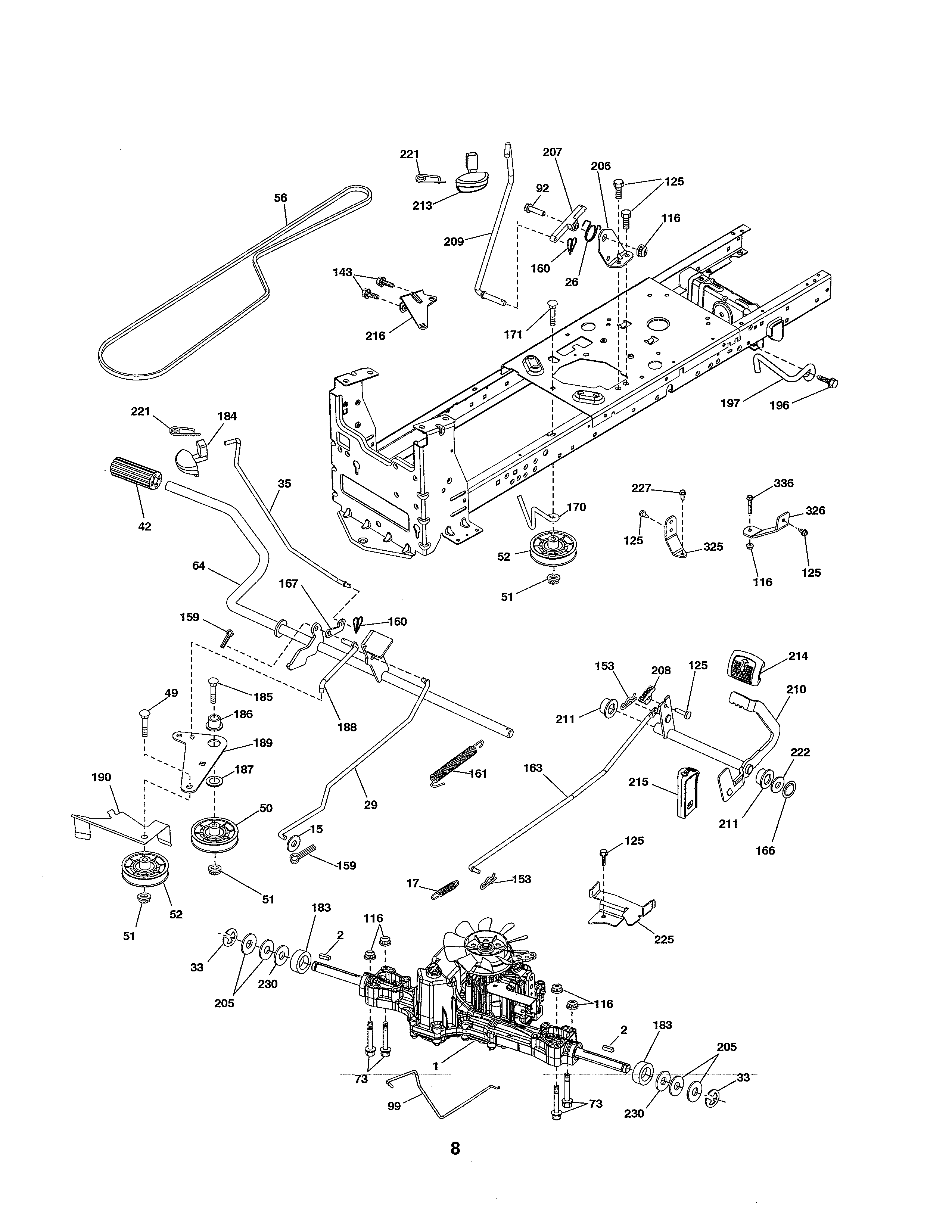 Craftsman 917986470 drive diagram