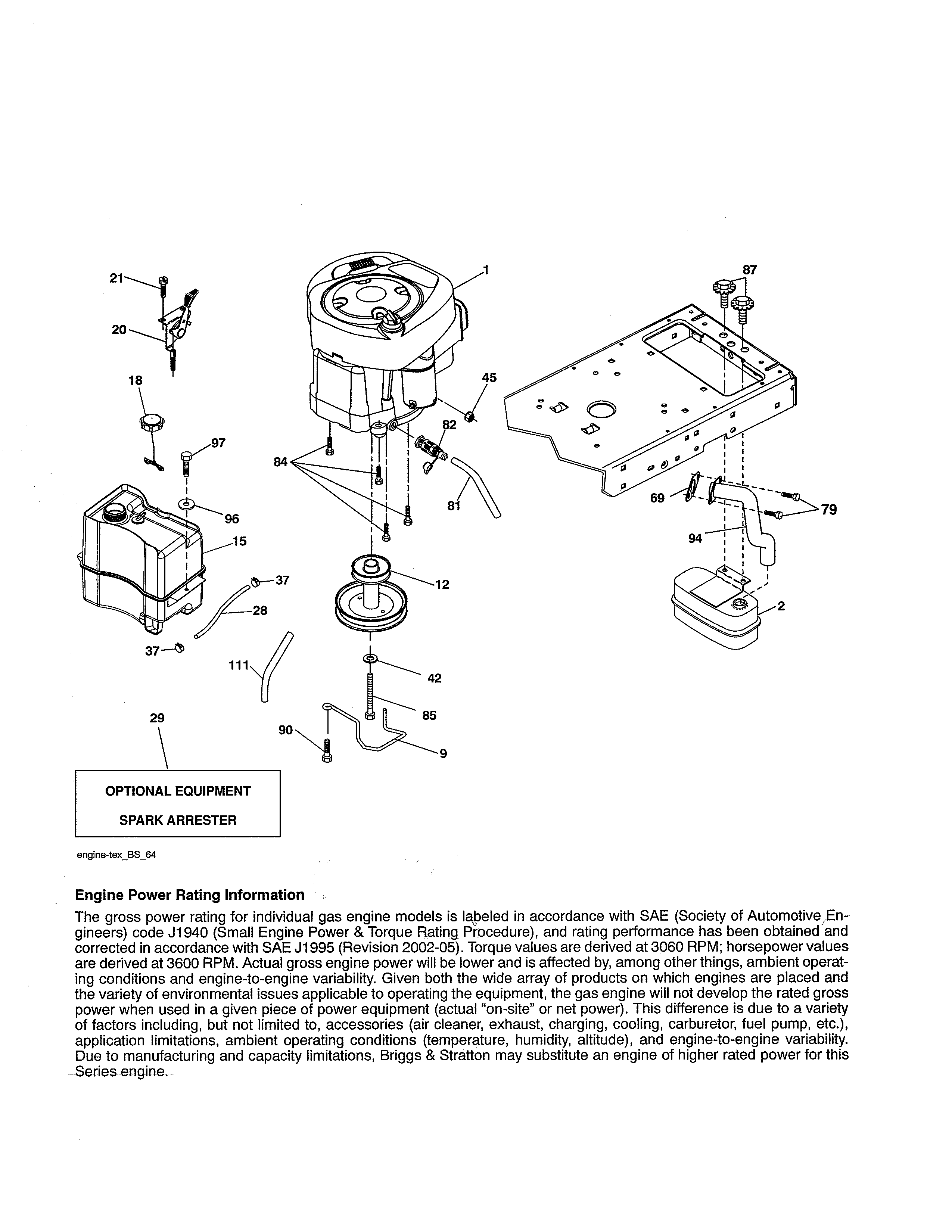Husqvarna 96043017100 engine diagram