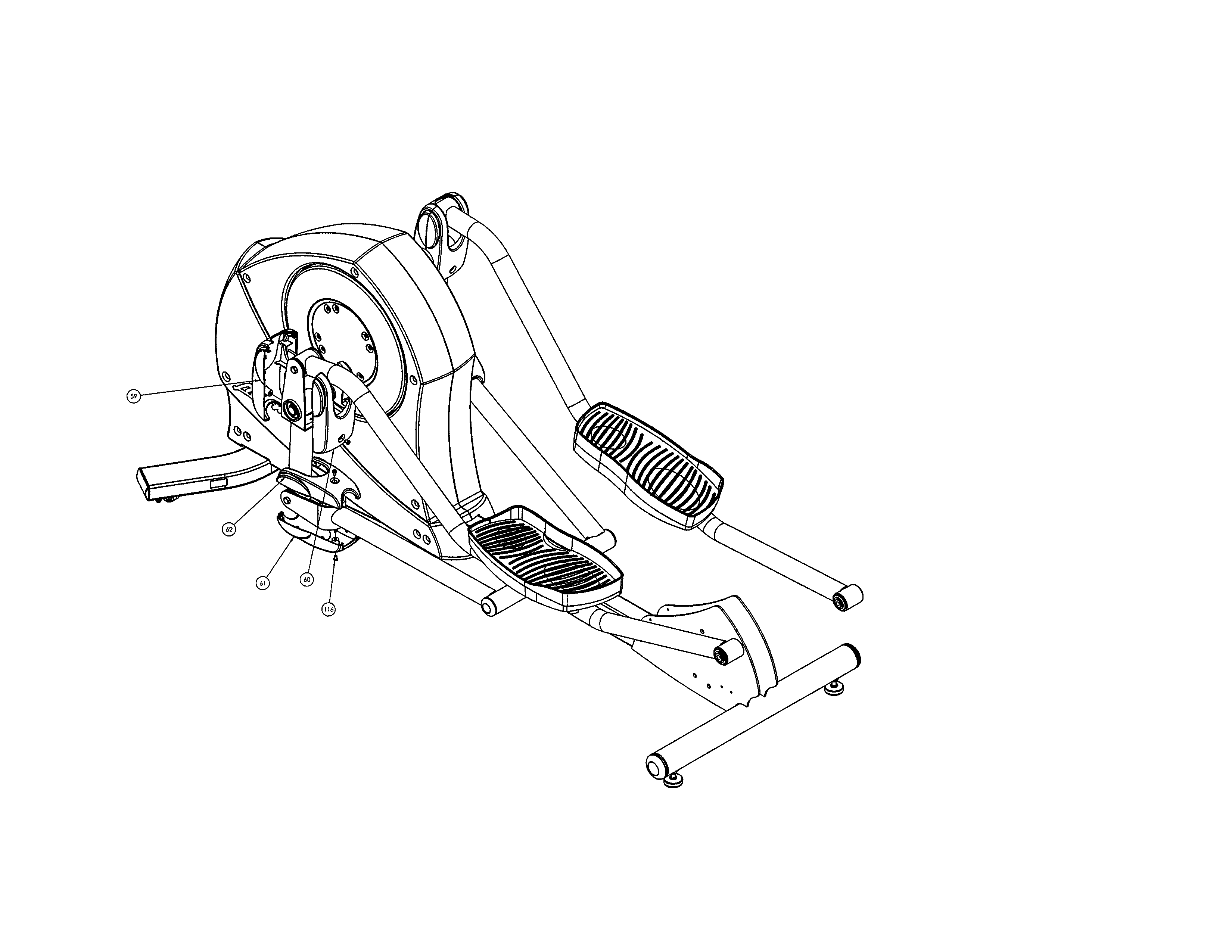 Life Fitness X3-XX00-0103 clevis cover diagram