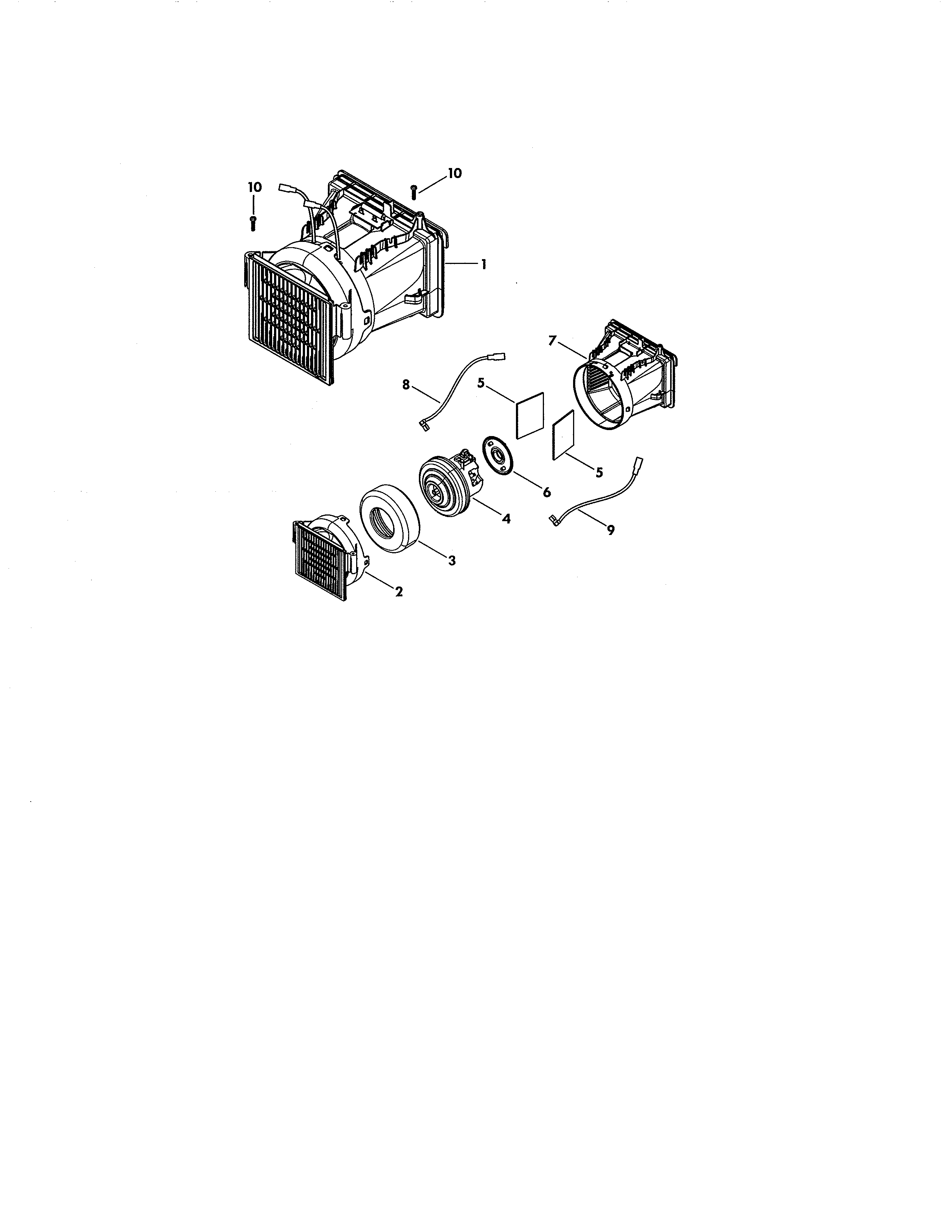 Kenmore Elite 11621814411 canister motor diagram