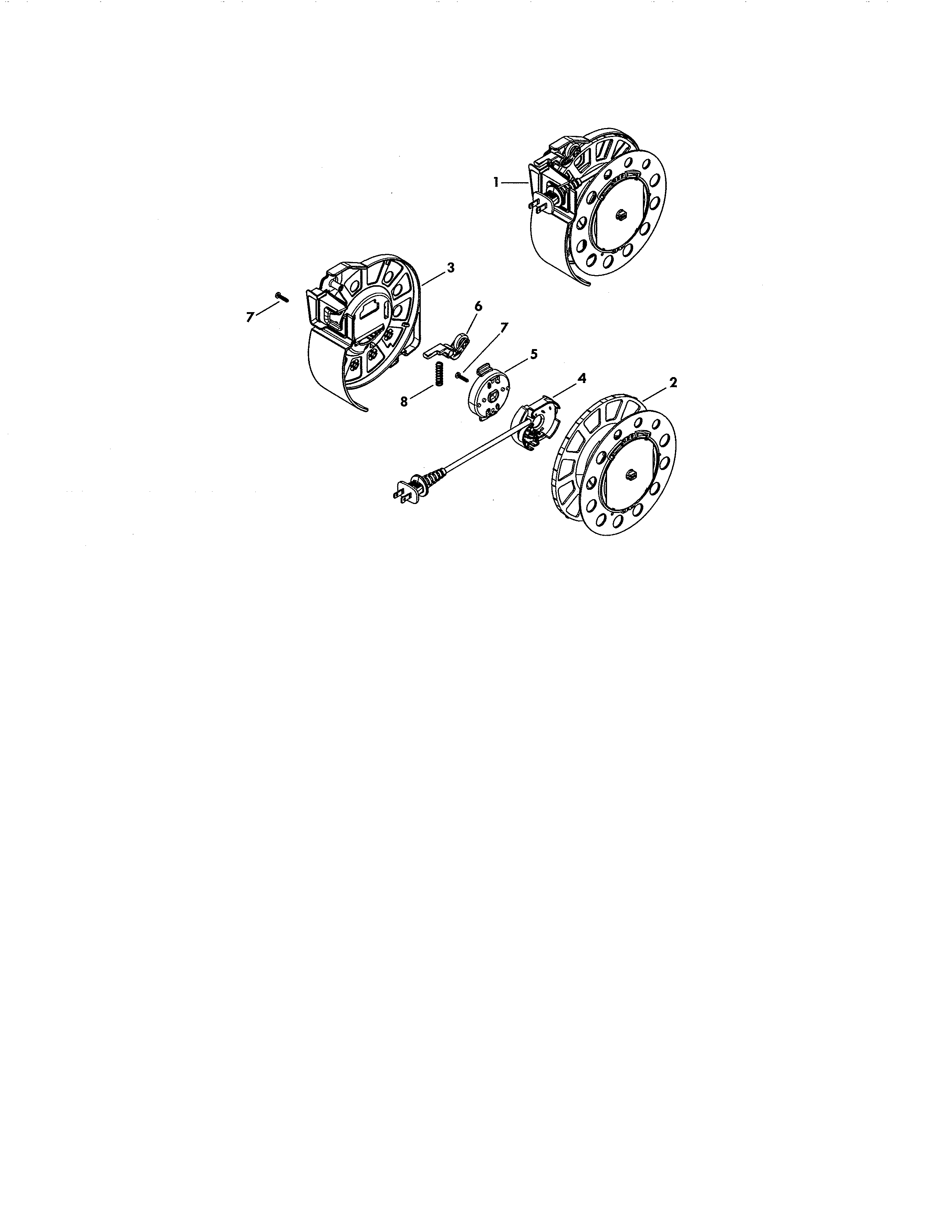 Kenmore Elite 11621814411 cord reel diagram