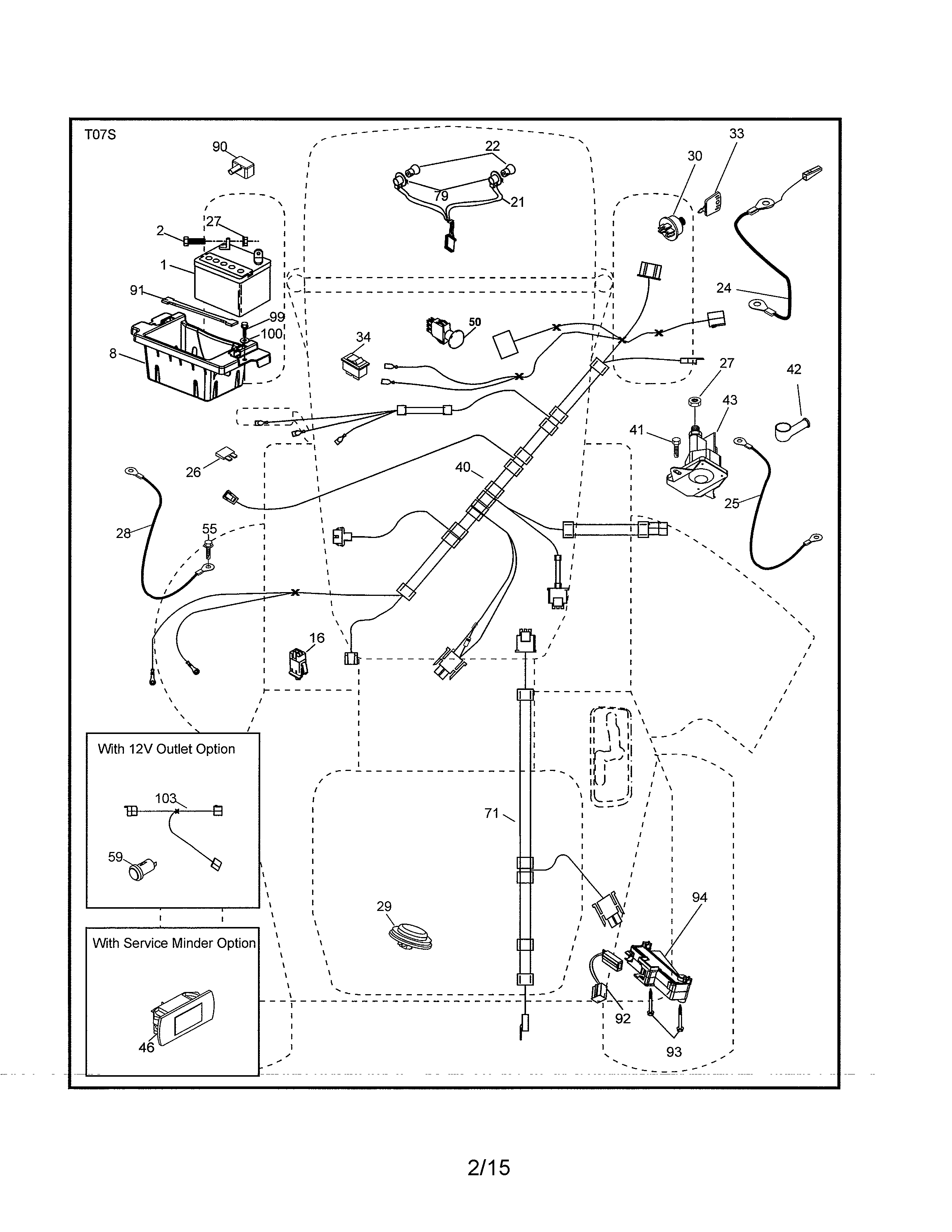 Husqvarna LGT2654-96043018300 electrical diagram