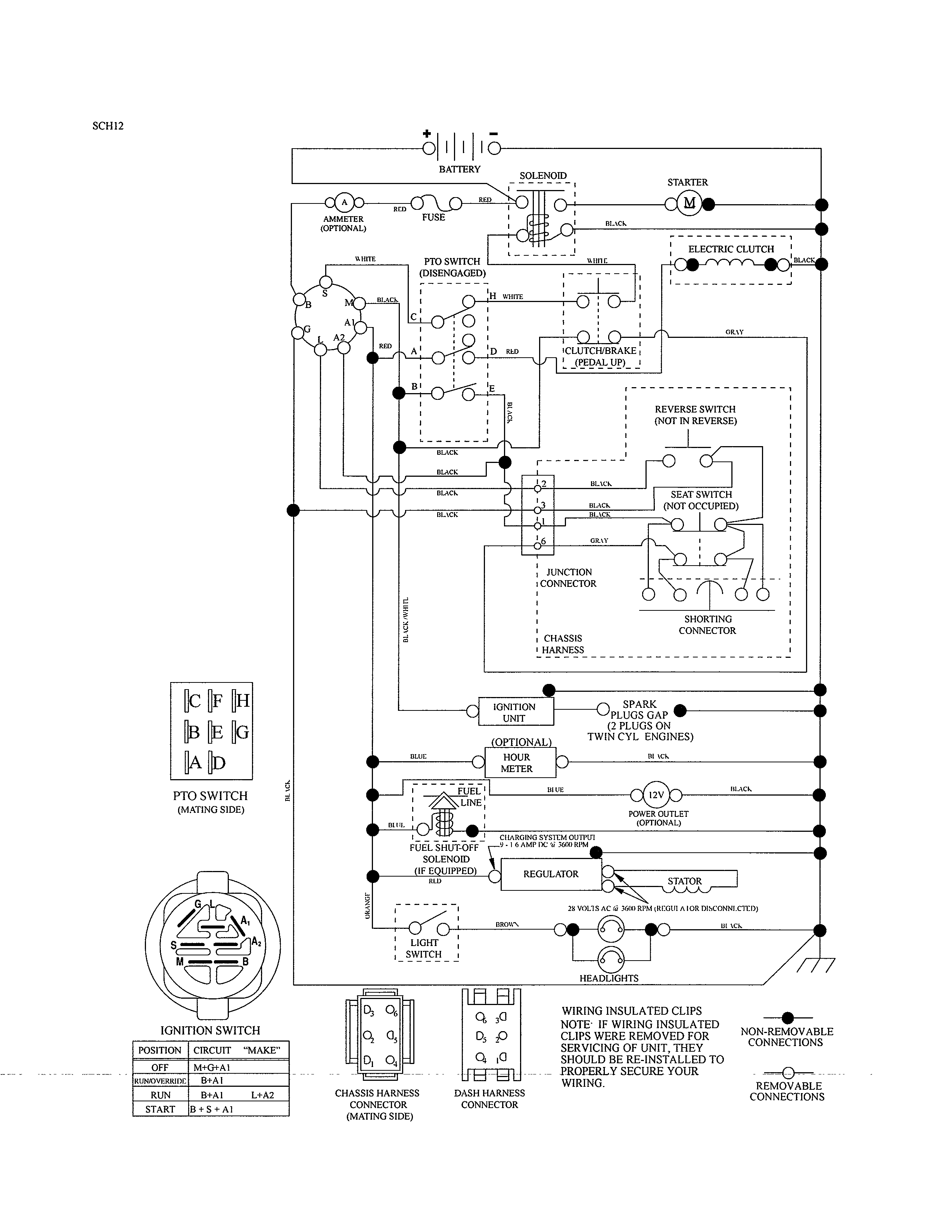 Husqvarna YTH24V54-96043018800 schematic diagram diagram
