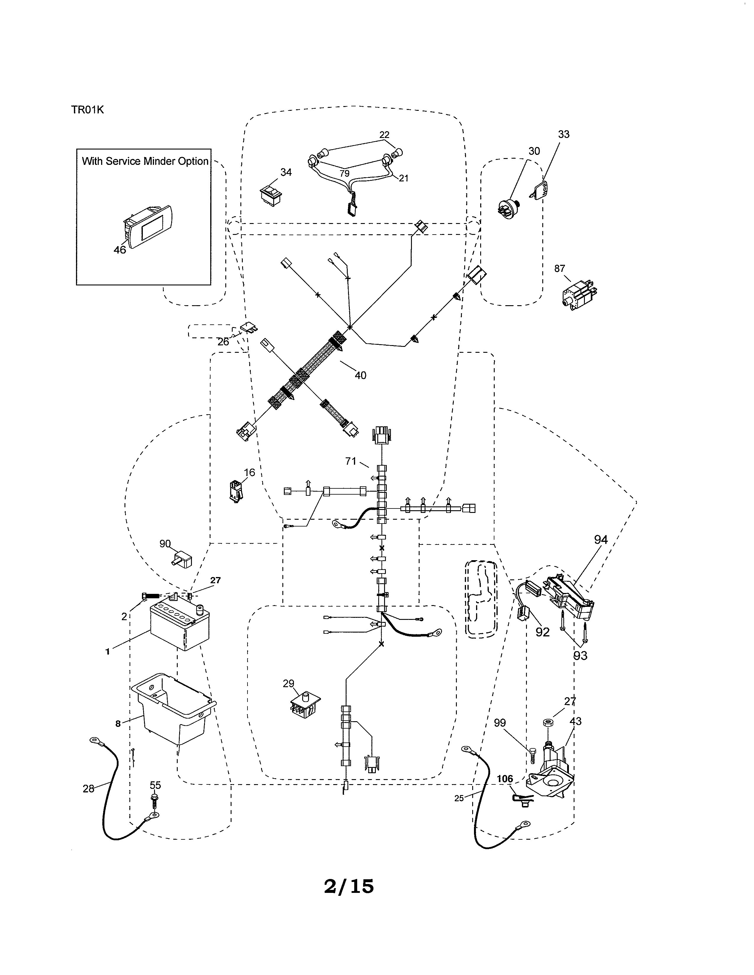 Husqvarna 96043017200 electrical diagram