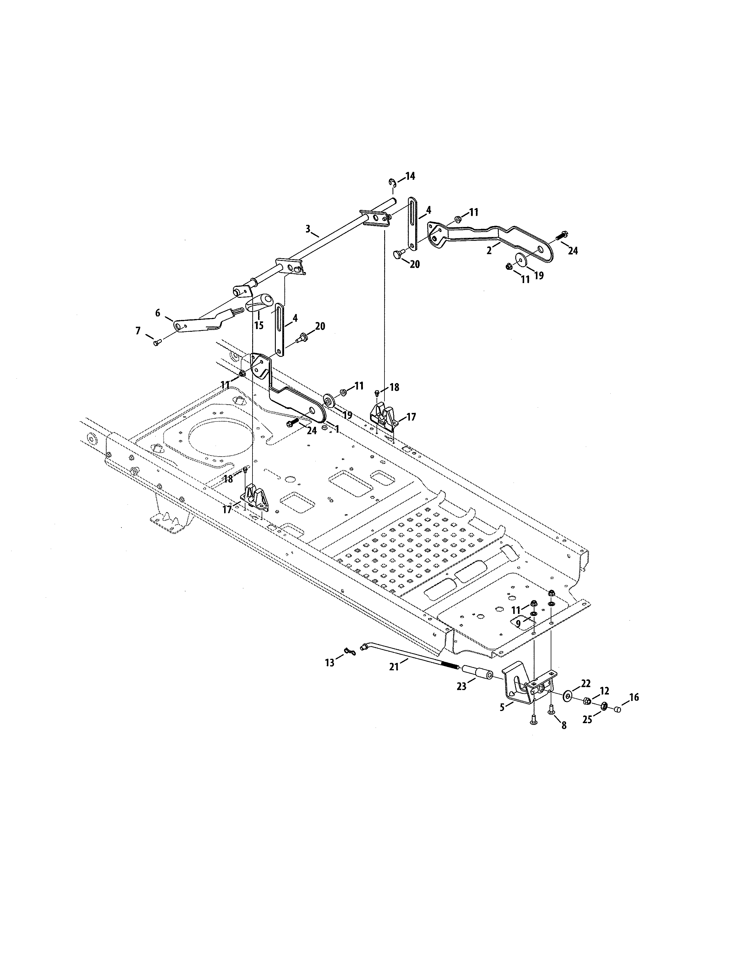 Craftsman 247204112 lift shaft diagram