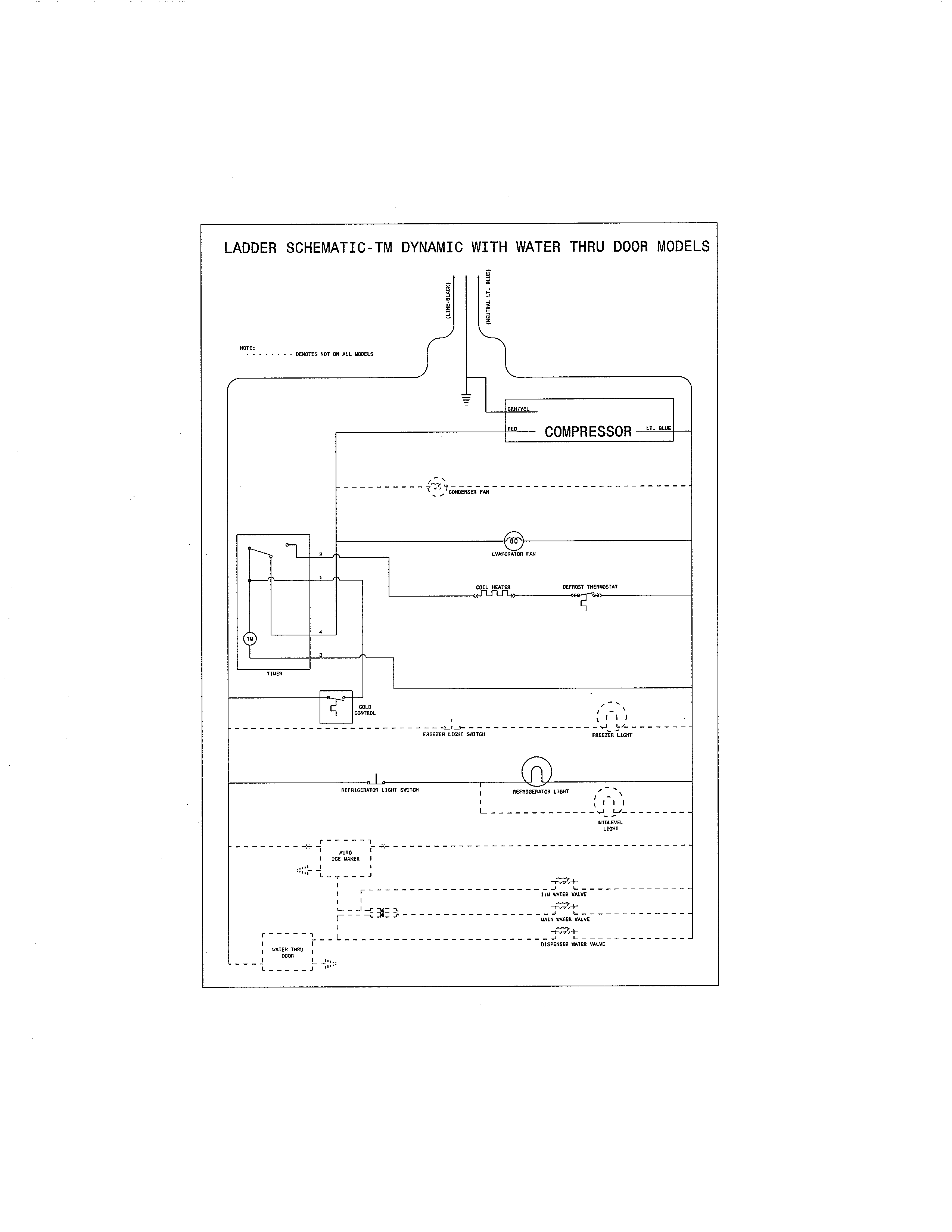 Kenmore 2537888301E wiring schematic diagram