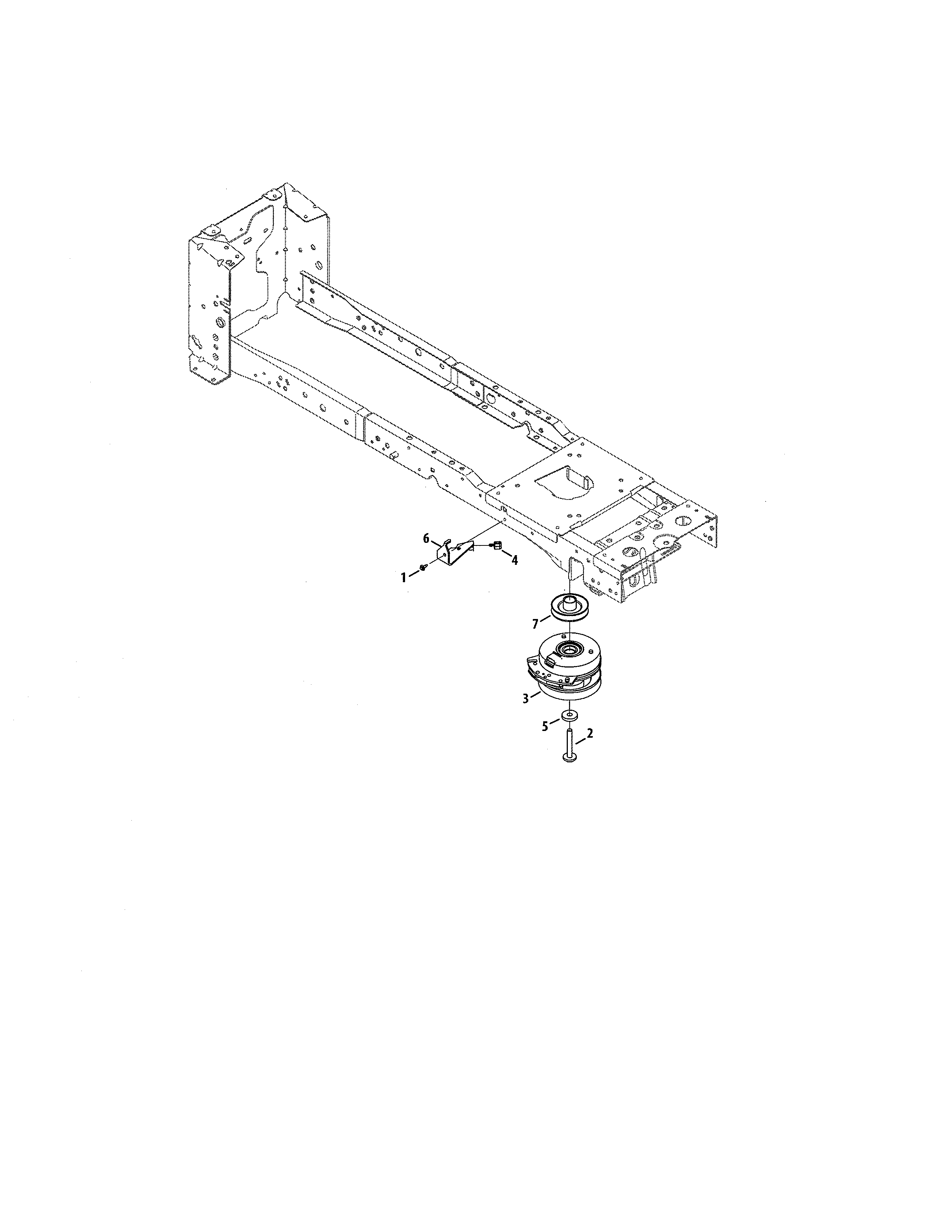 MTD 13A7A1ZW099 engine pulley/electric pto clutch diagram