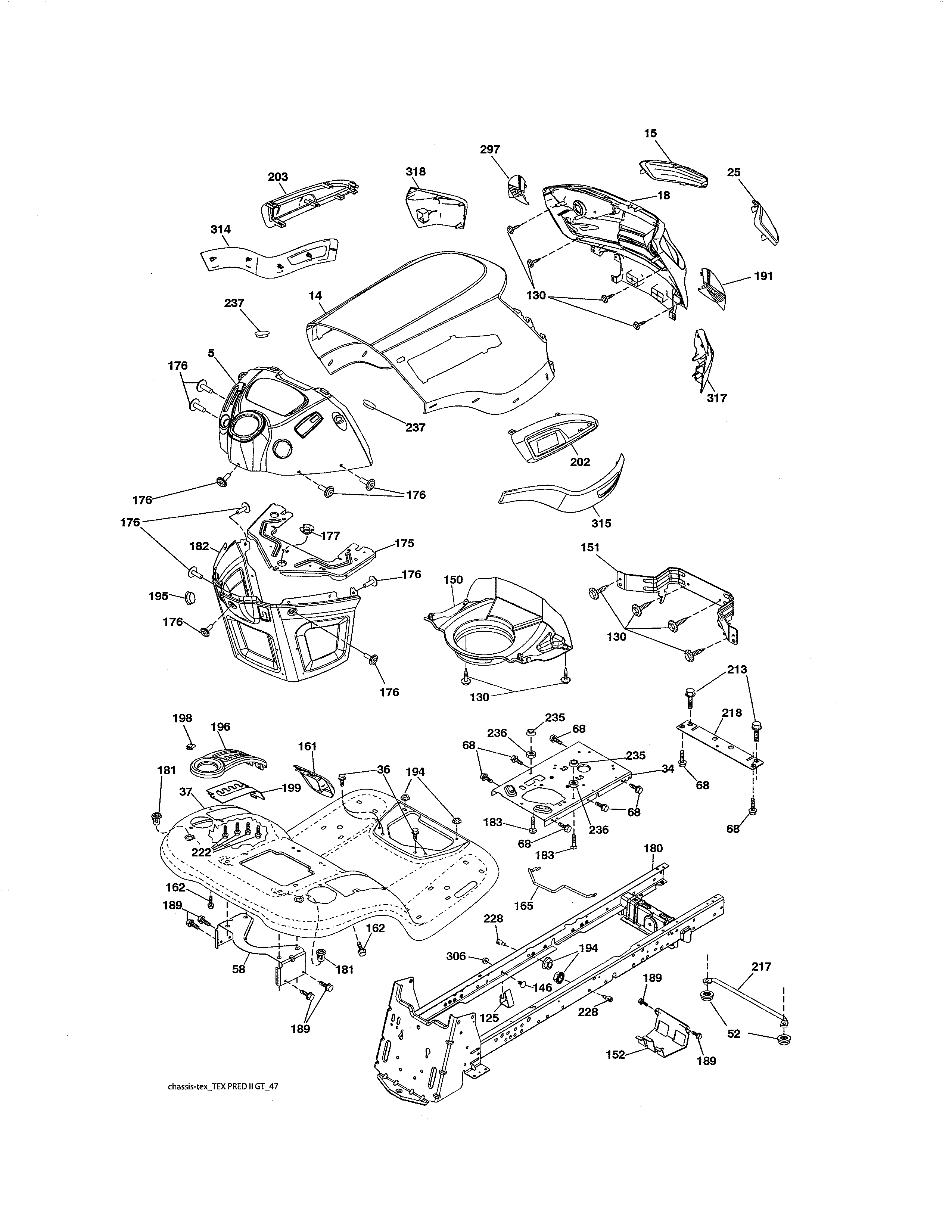 Craftsman 917253715 chassis diagram