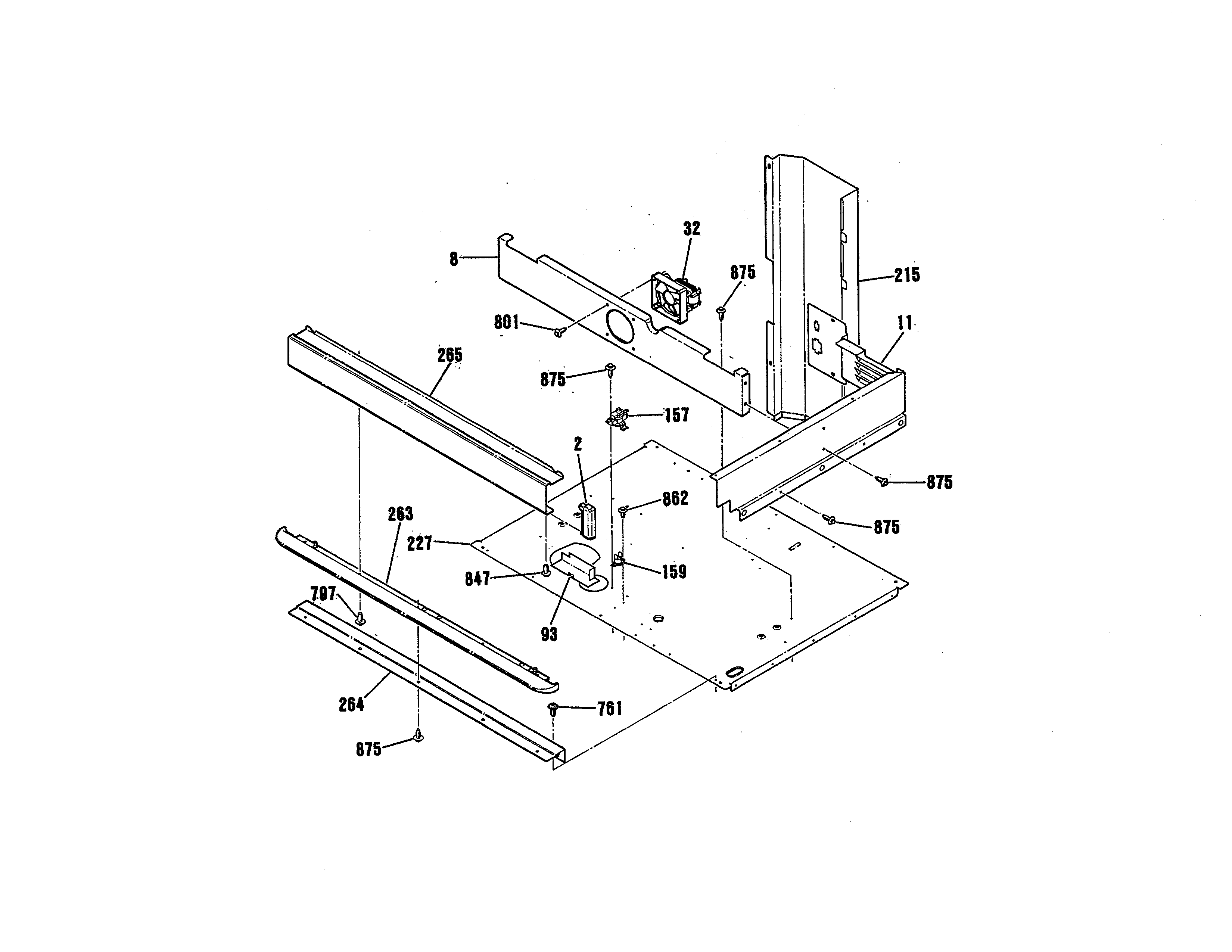 GE JTP56AV1AA fan support diagram
