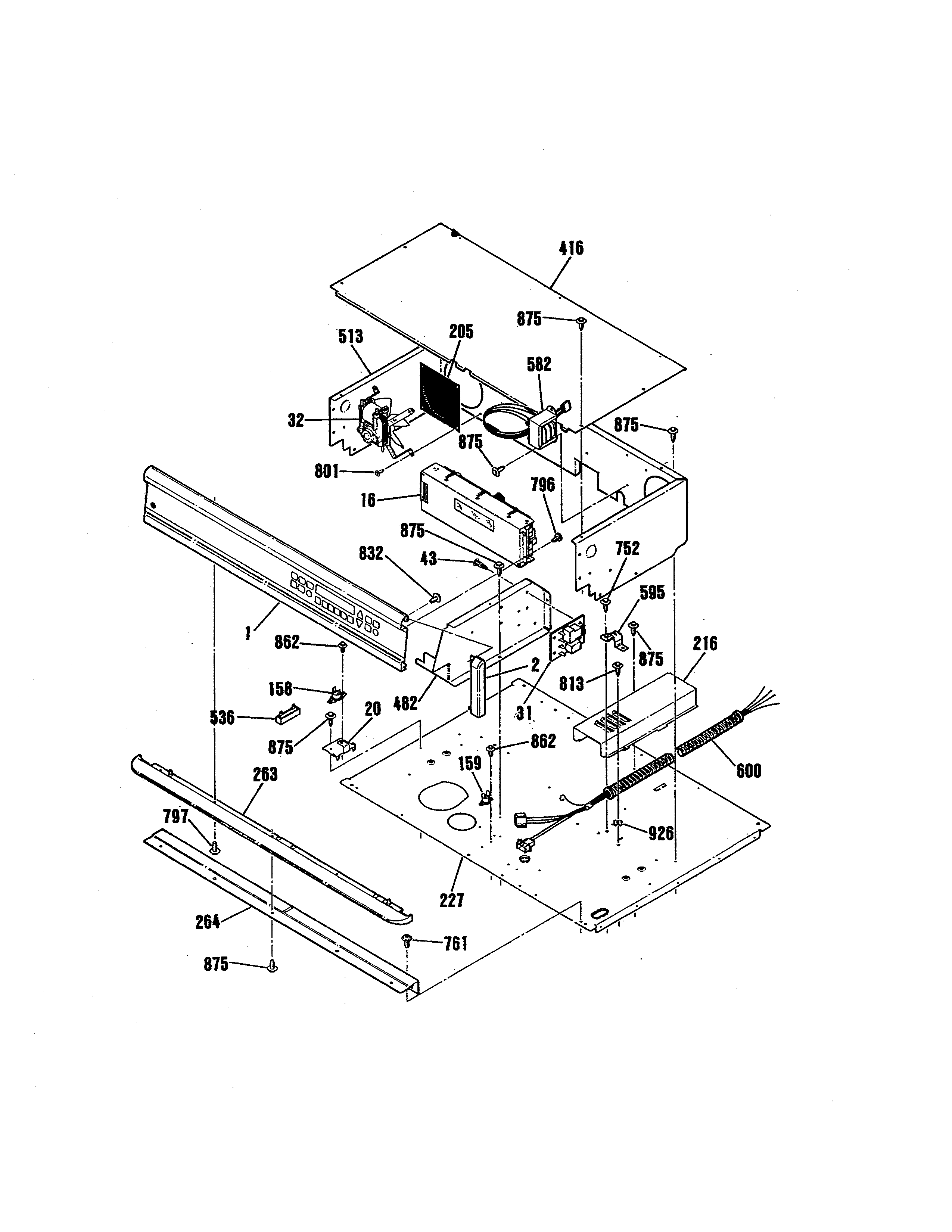GE JTP56AV1AA control panel diagram