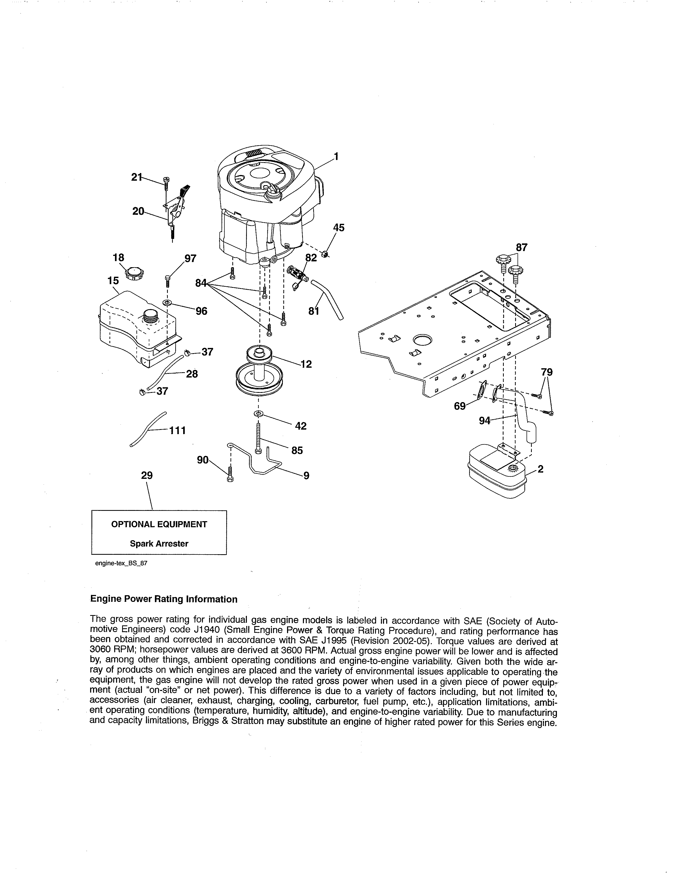 Craftsman 917203801 engine diagram