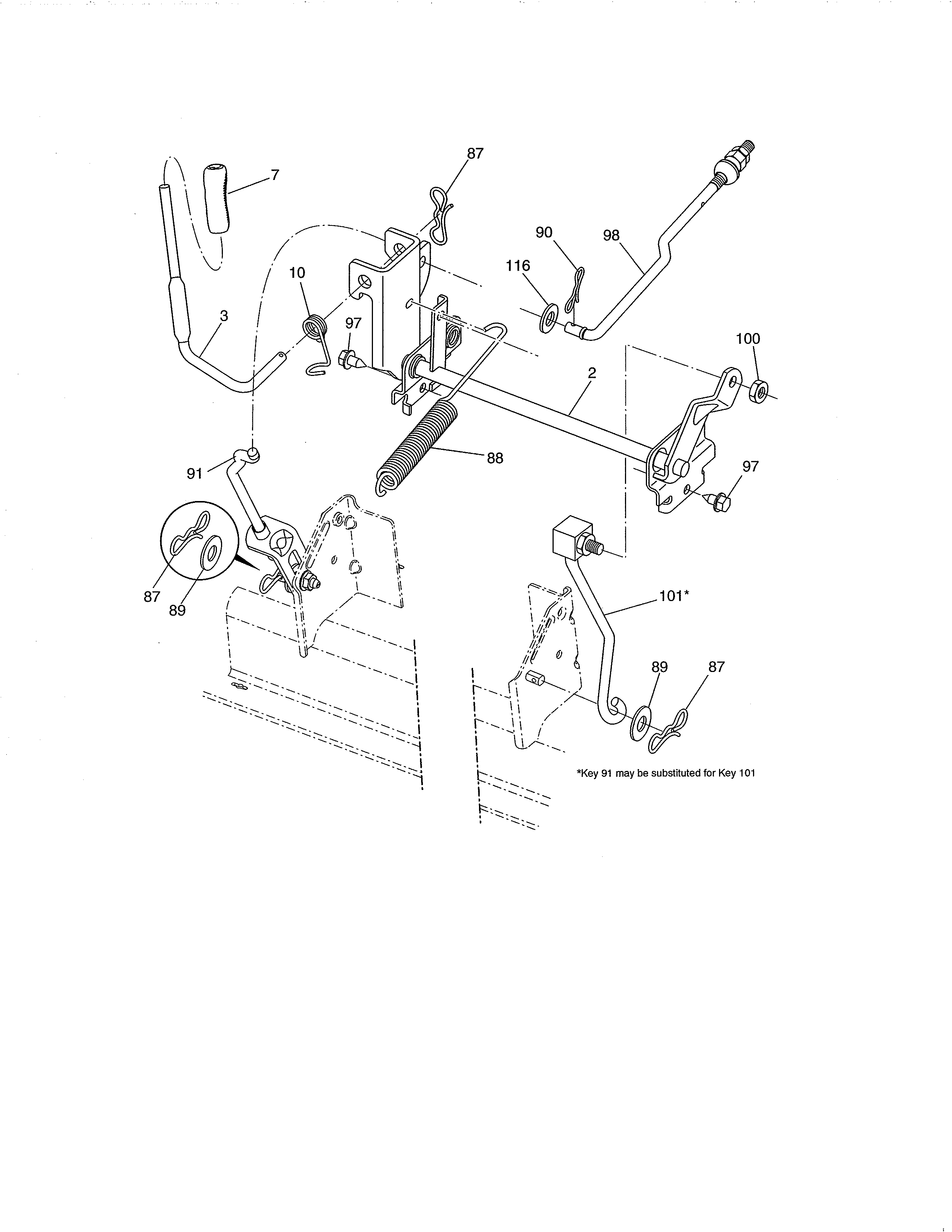 Craftsman 917203801 lift diagram