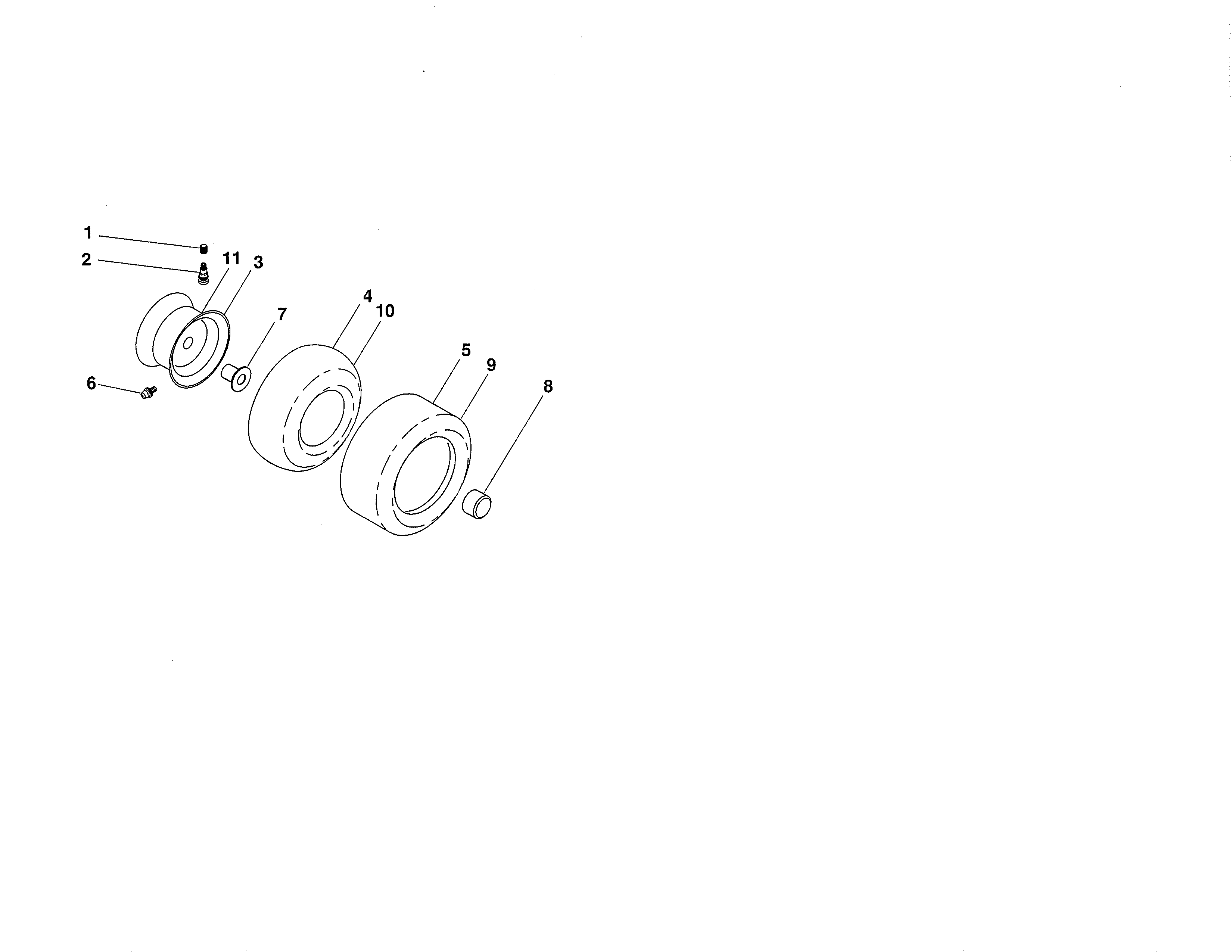 Craftsman 917204041 wheels & tires diagram
