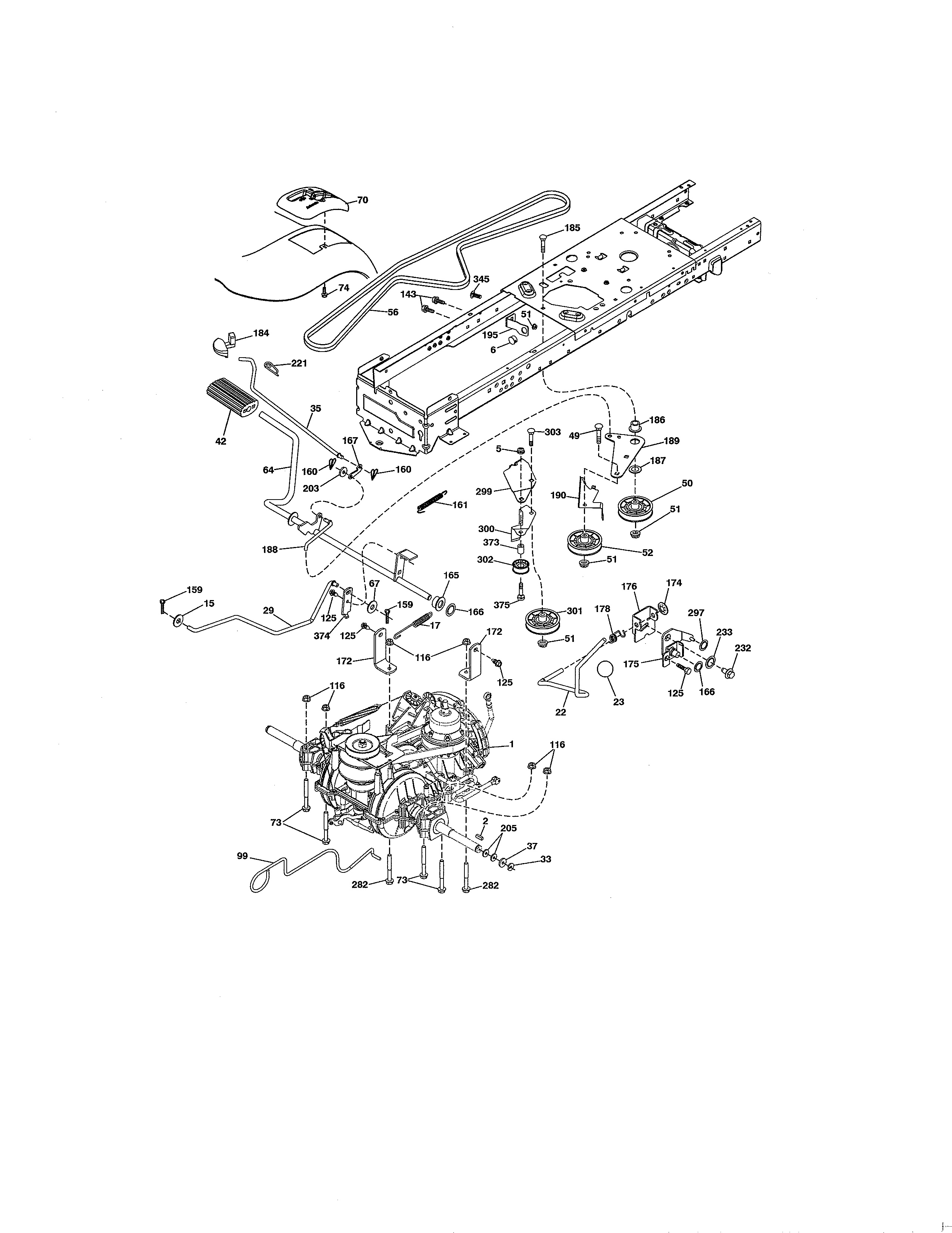 Craftsman 917250821 ground drive diagram