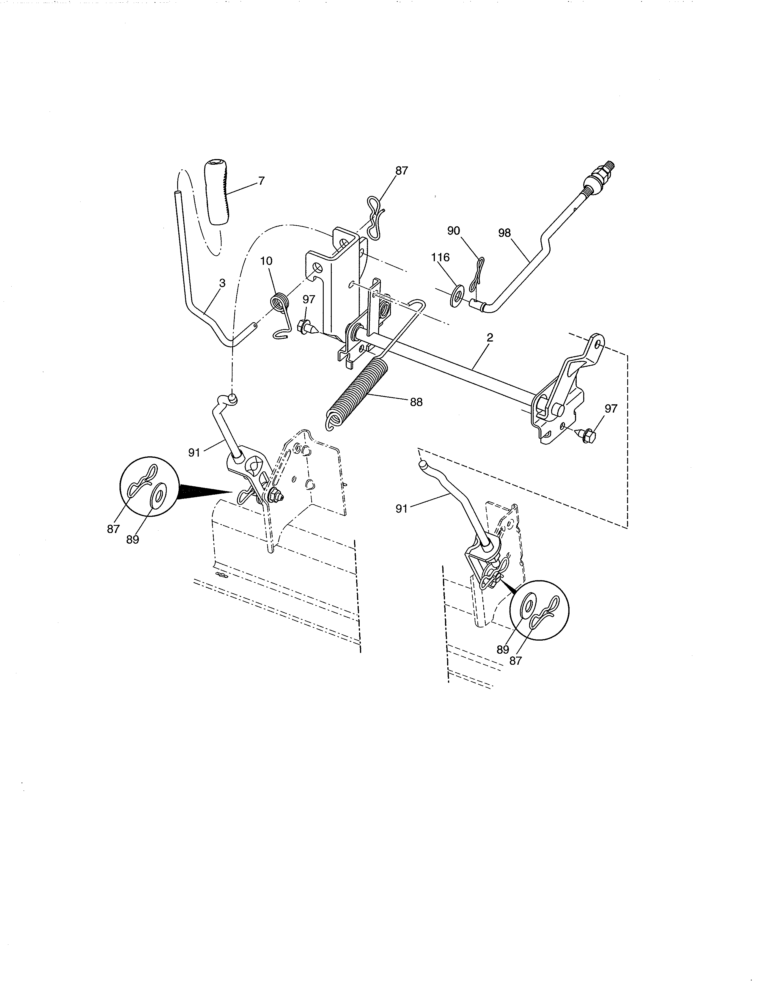 Craftsman 917250821 lift diagram