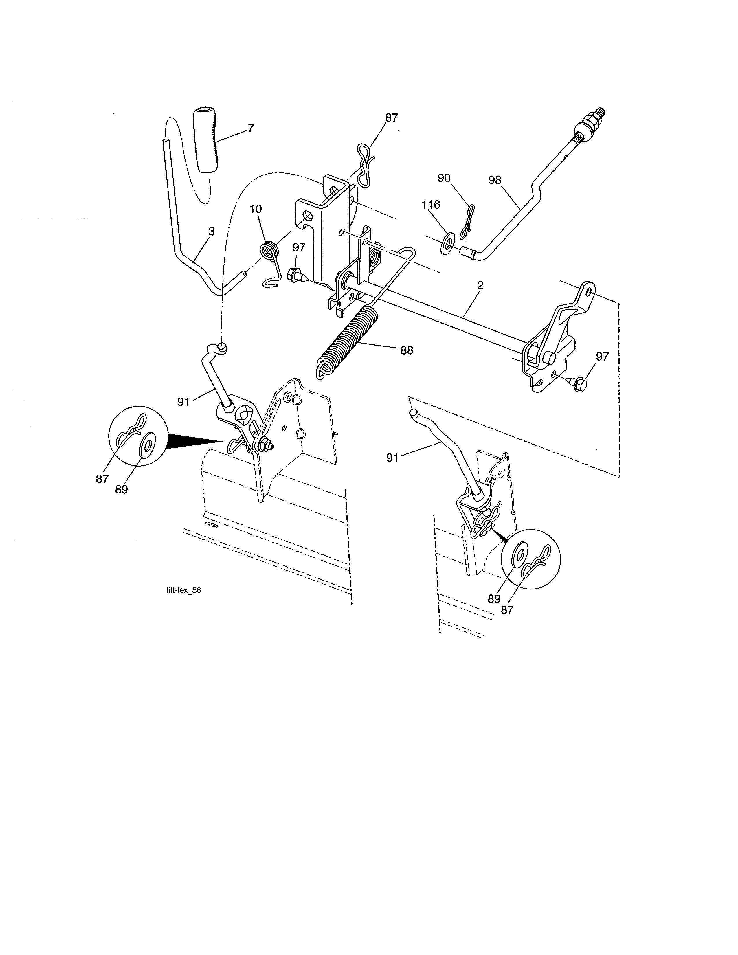 Craftsman 917250831 lift diagram