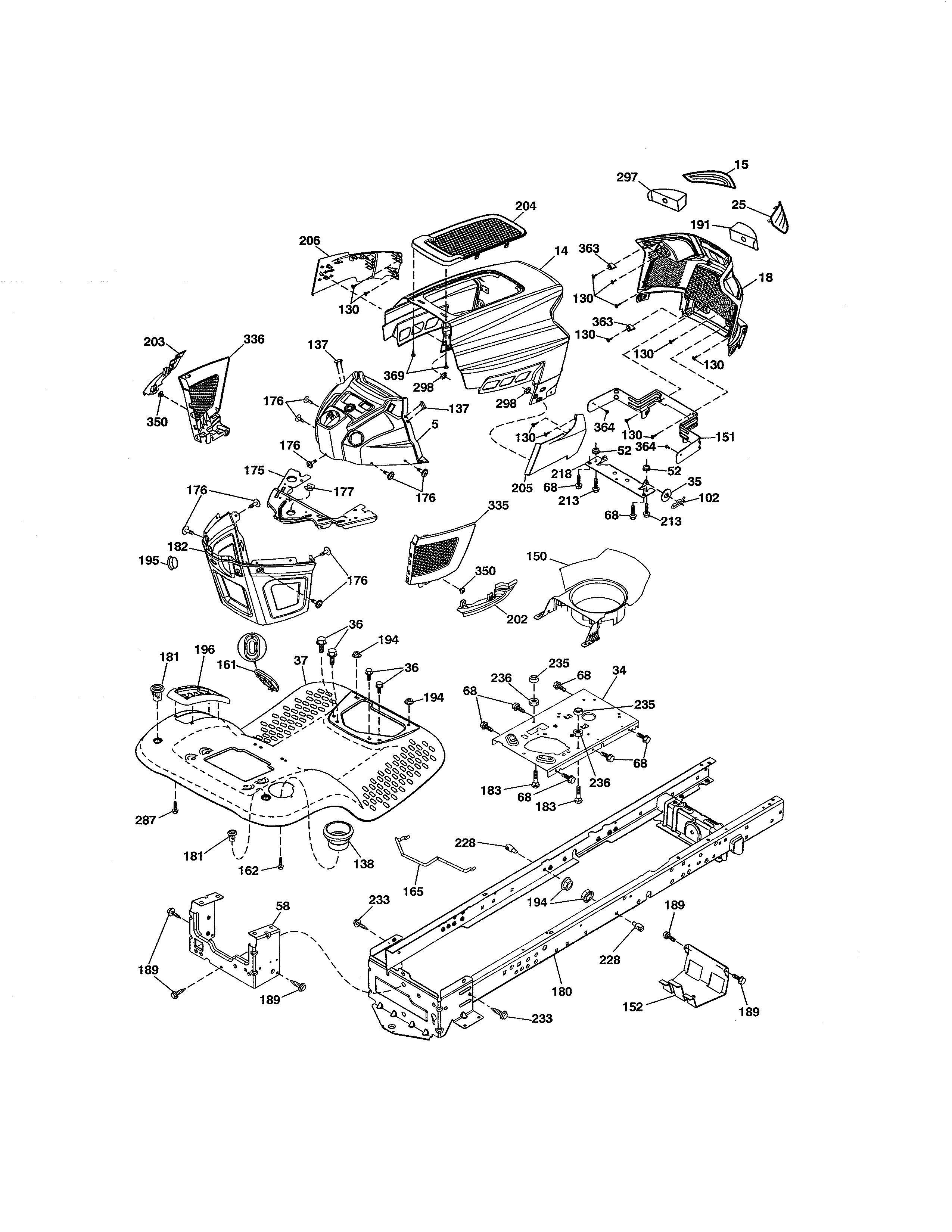 Craftsman 917986431 chassis diagram