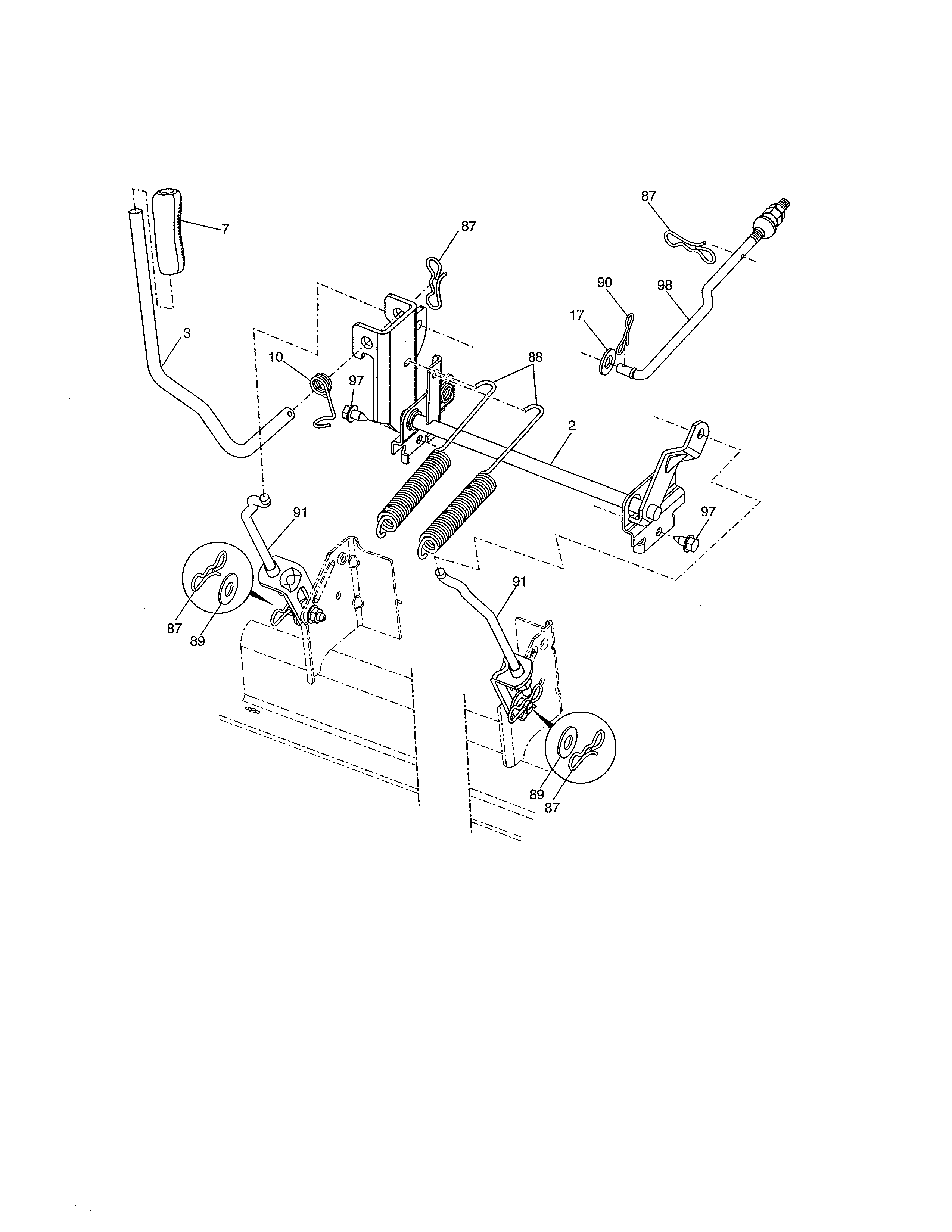 Craftsman 917986441 lift diagram