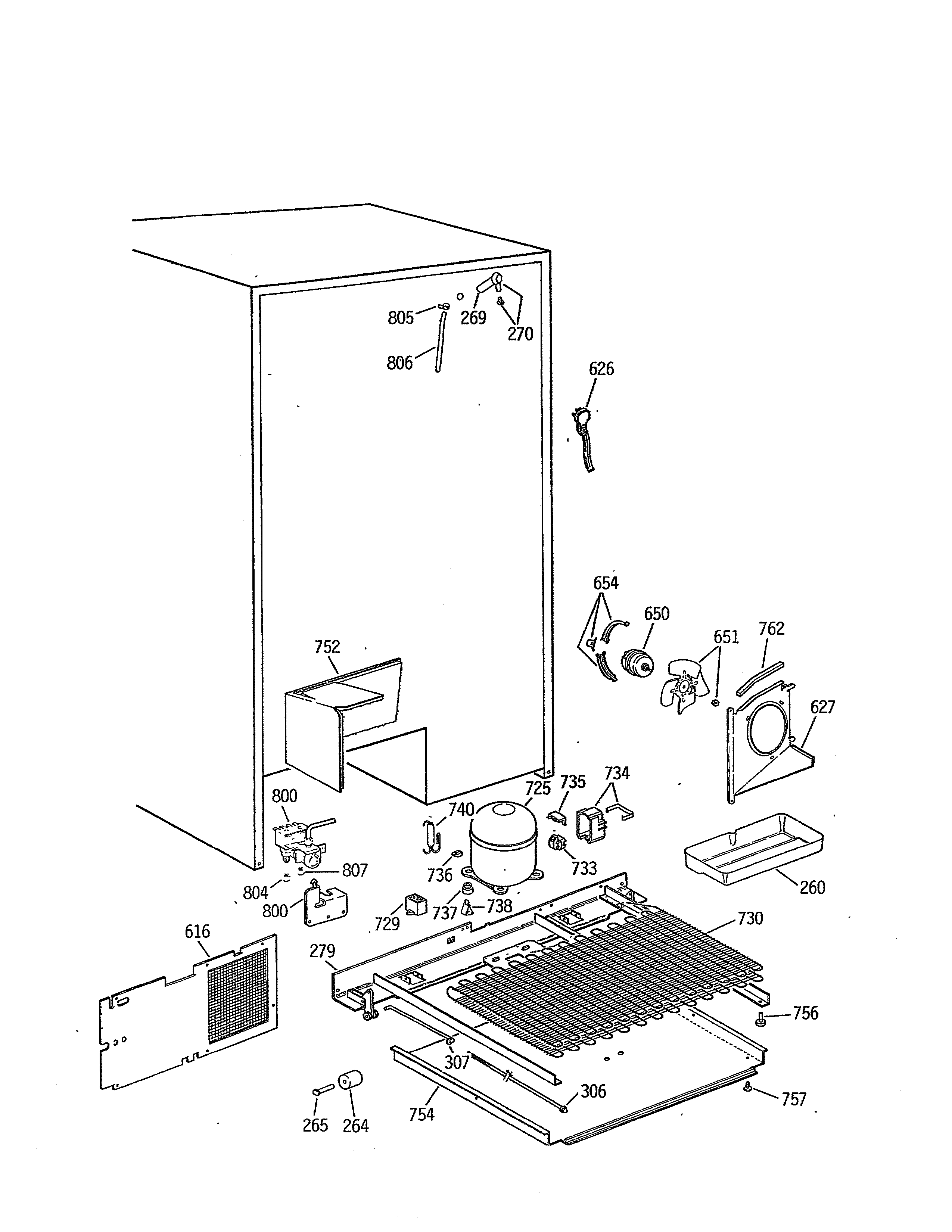 GE TPX24BRYAWW unit diagram
