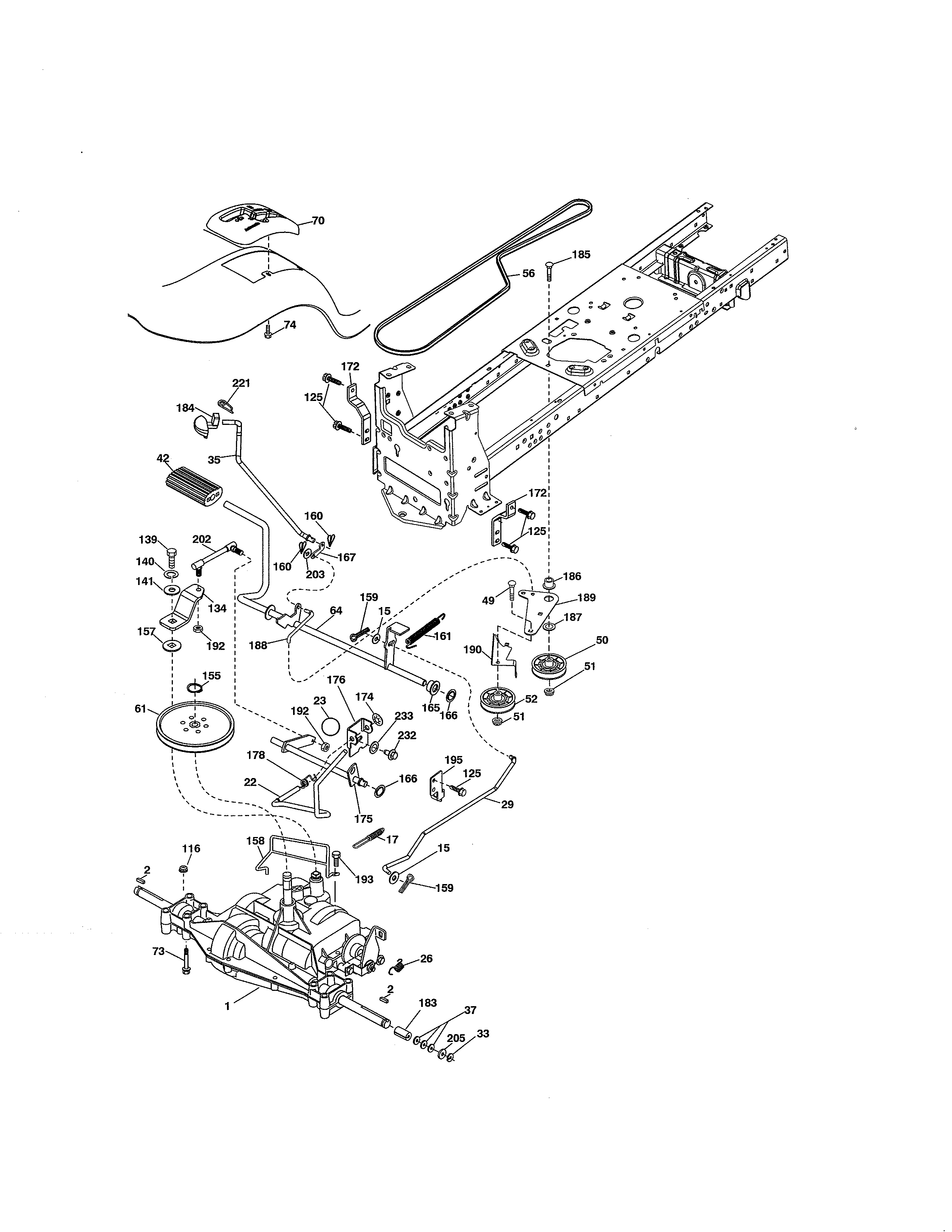 Craftsman 917203861 ground drive diagram