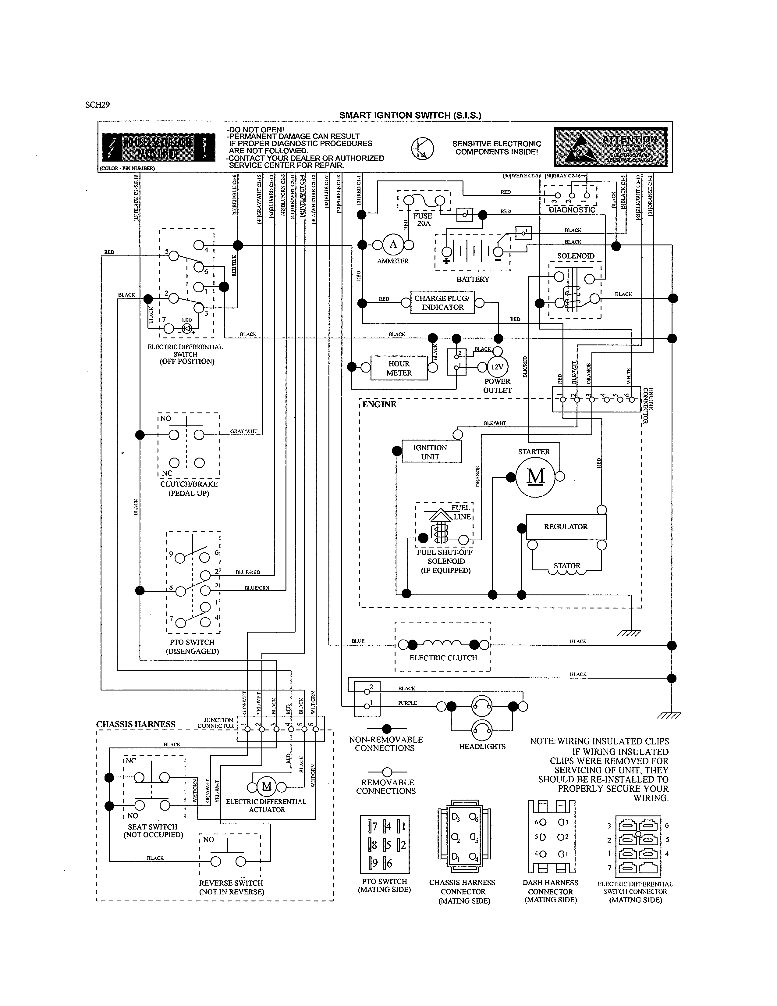 Husqvarna GT48XLSI (96043017700) schematic diagram diagram