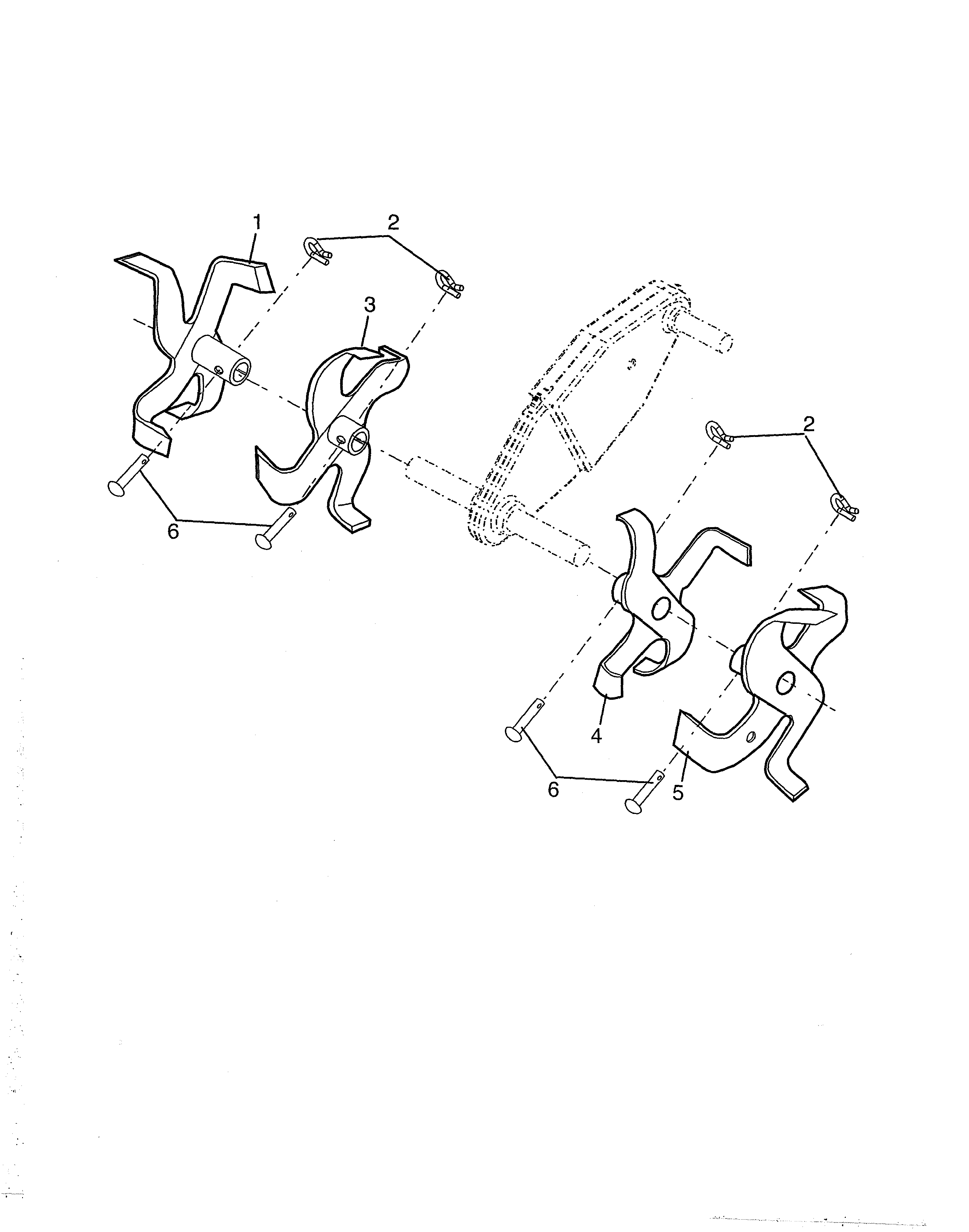 Husqvarna FT900-96083000605 tine diagram