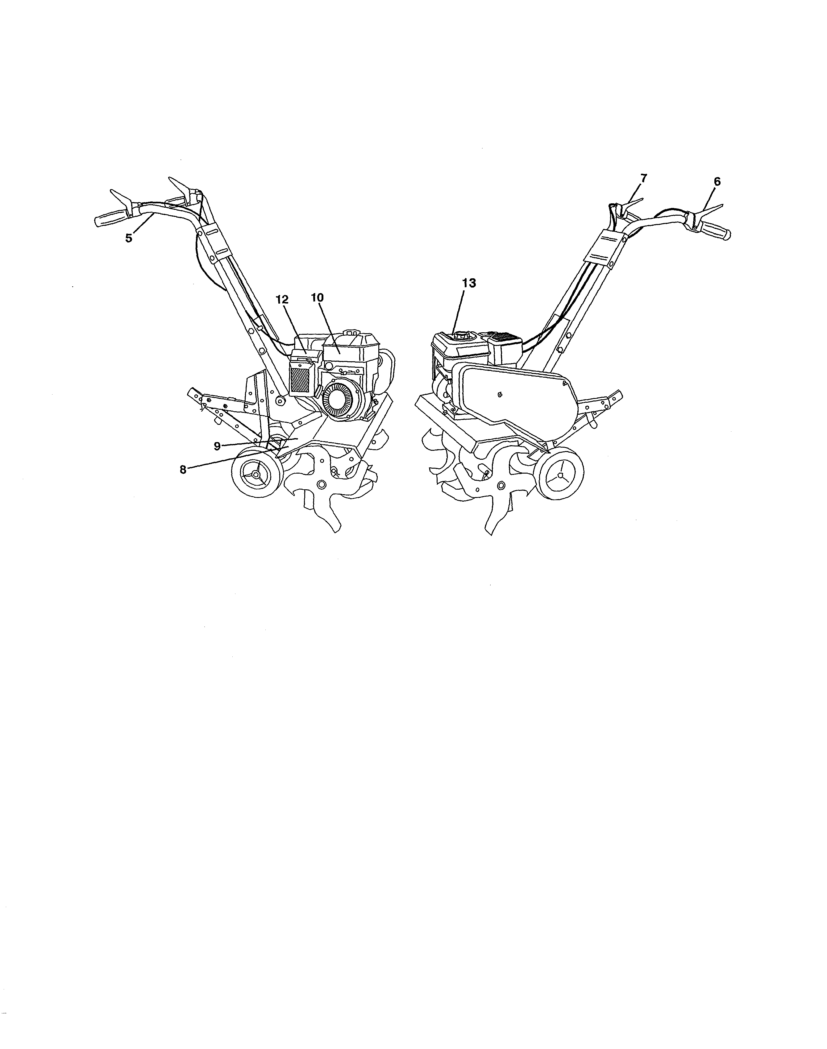 Husqvarna FT900-96083000605 decals diagram