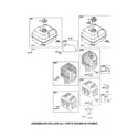 Briggs & Stratton 020507-01 fuel tank/muffler diagram