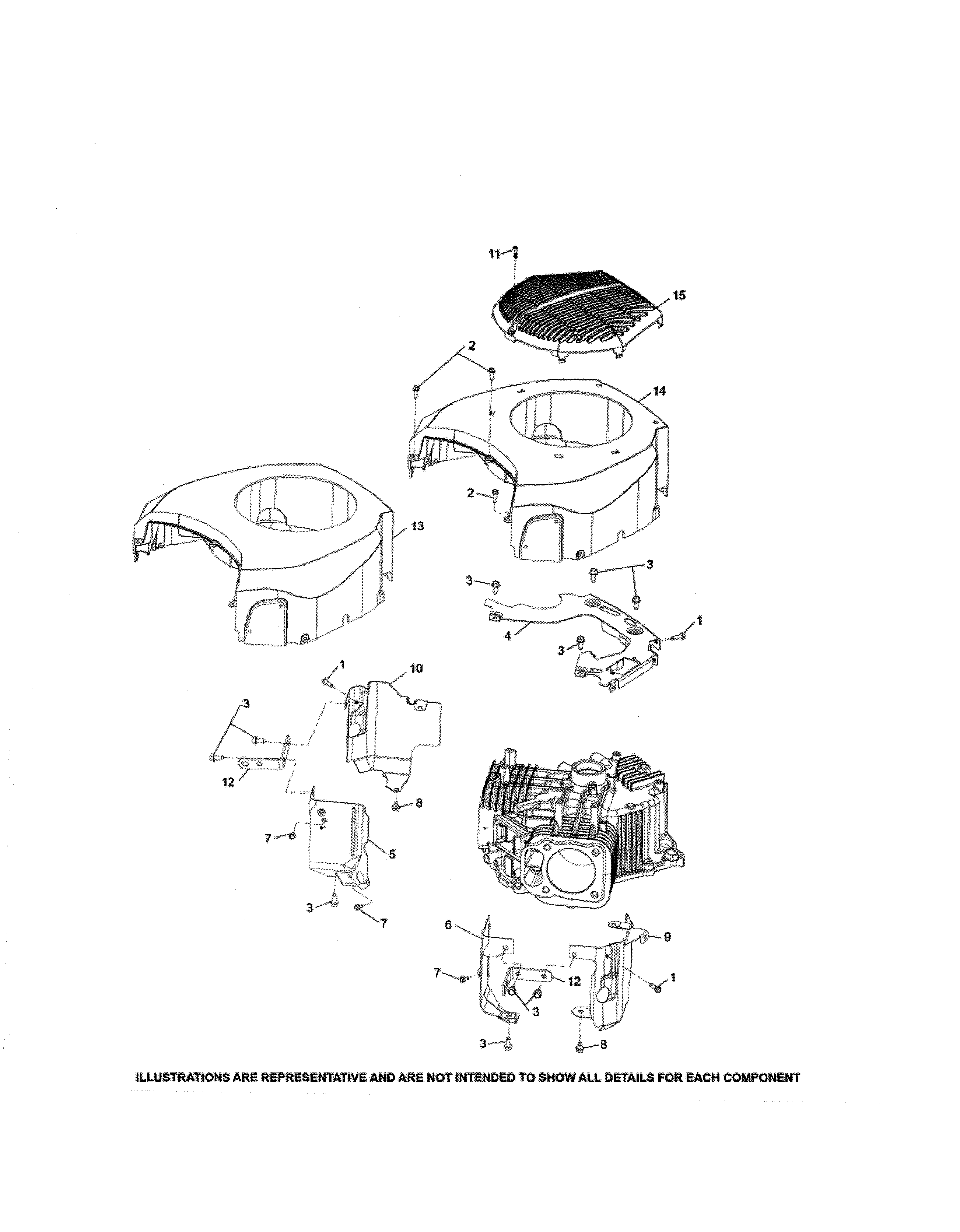 Craftsman 247270440 blower housing diagram