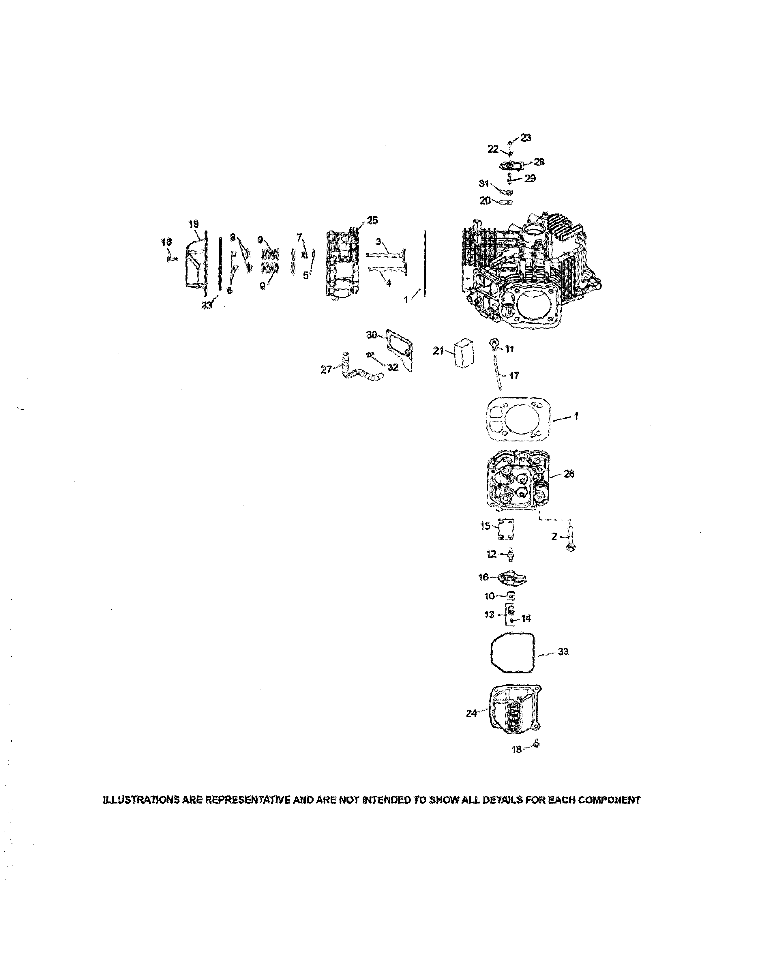 Craftsman 247270440 cylinder head/breather diagram