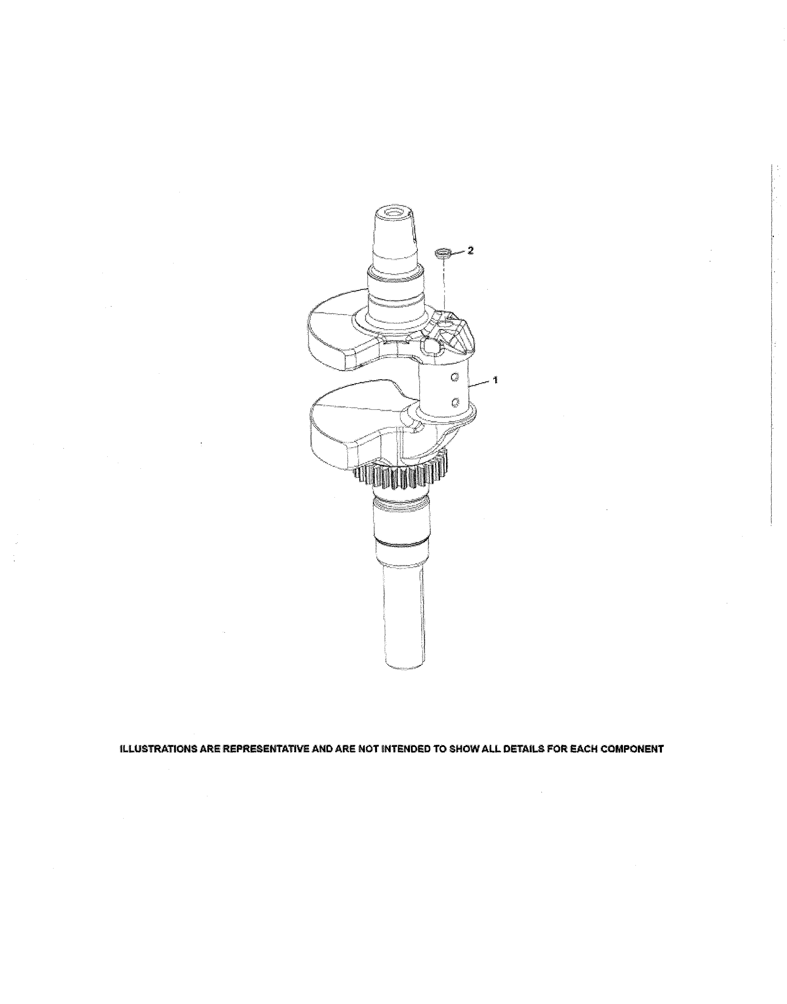 MTD 13APA1ZS099 crankshaft diagram