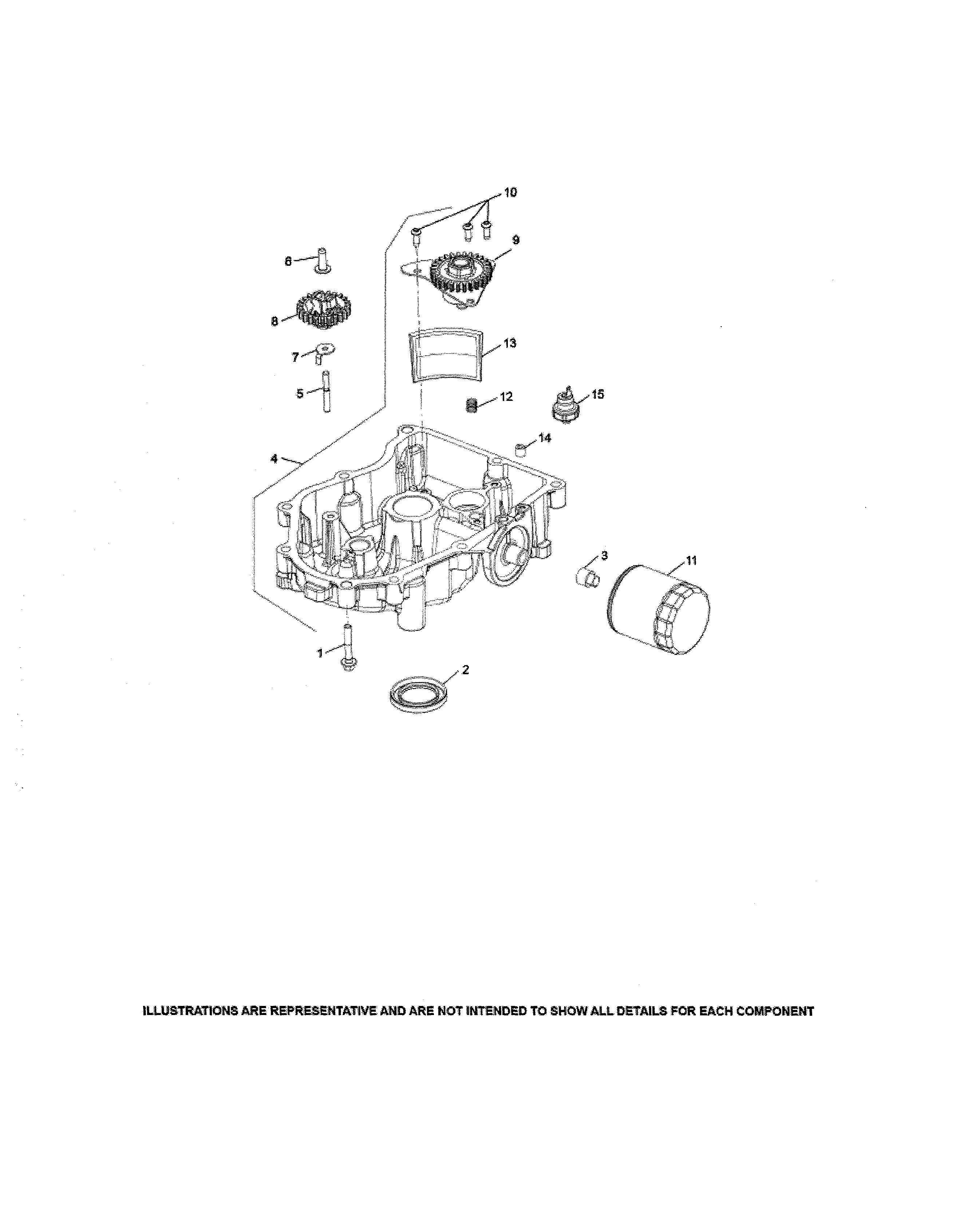 MTD 13APA1ZS099 lubrication diagram