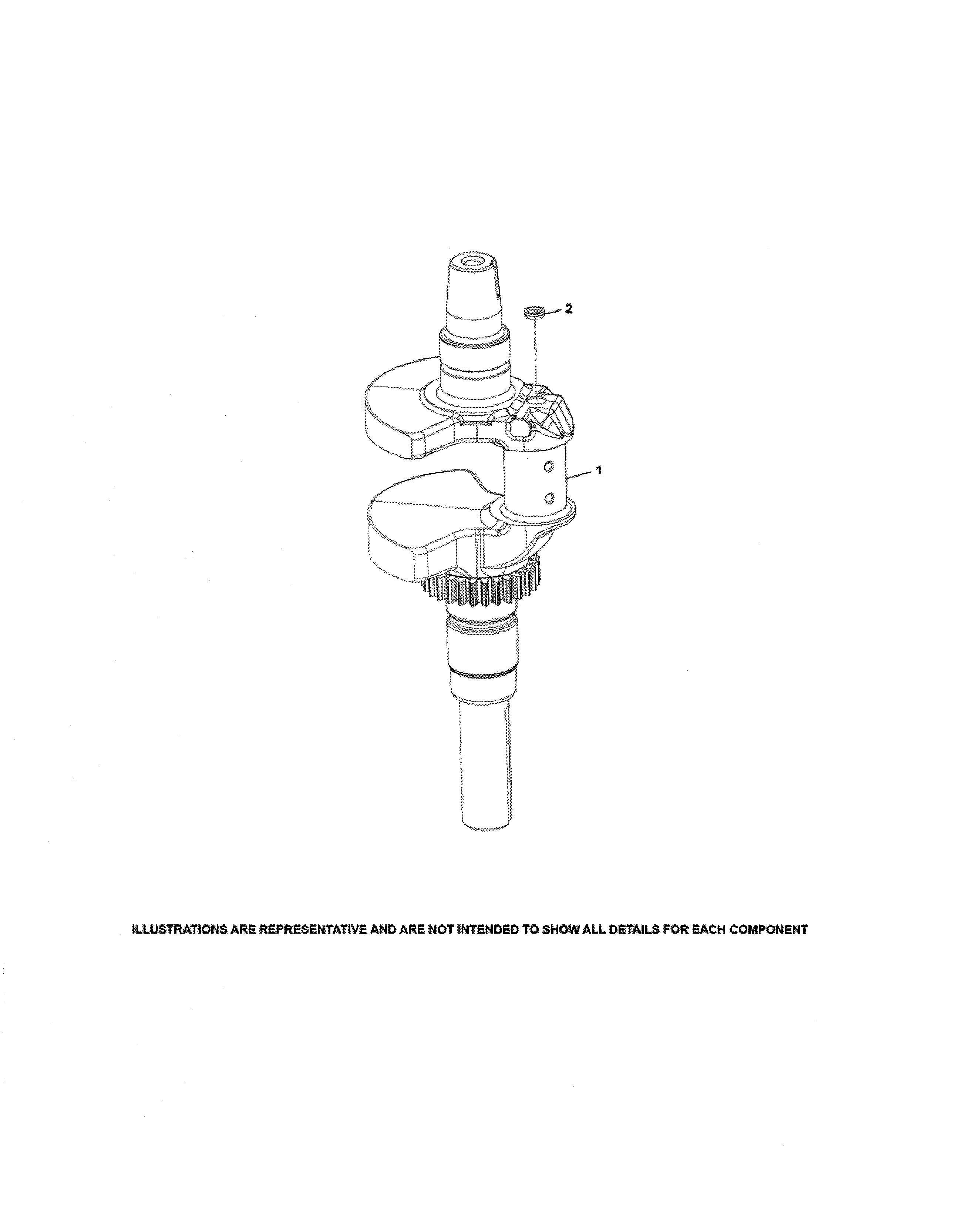 MTD 13ATA1ZT099 crankshaft diagram