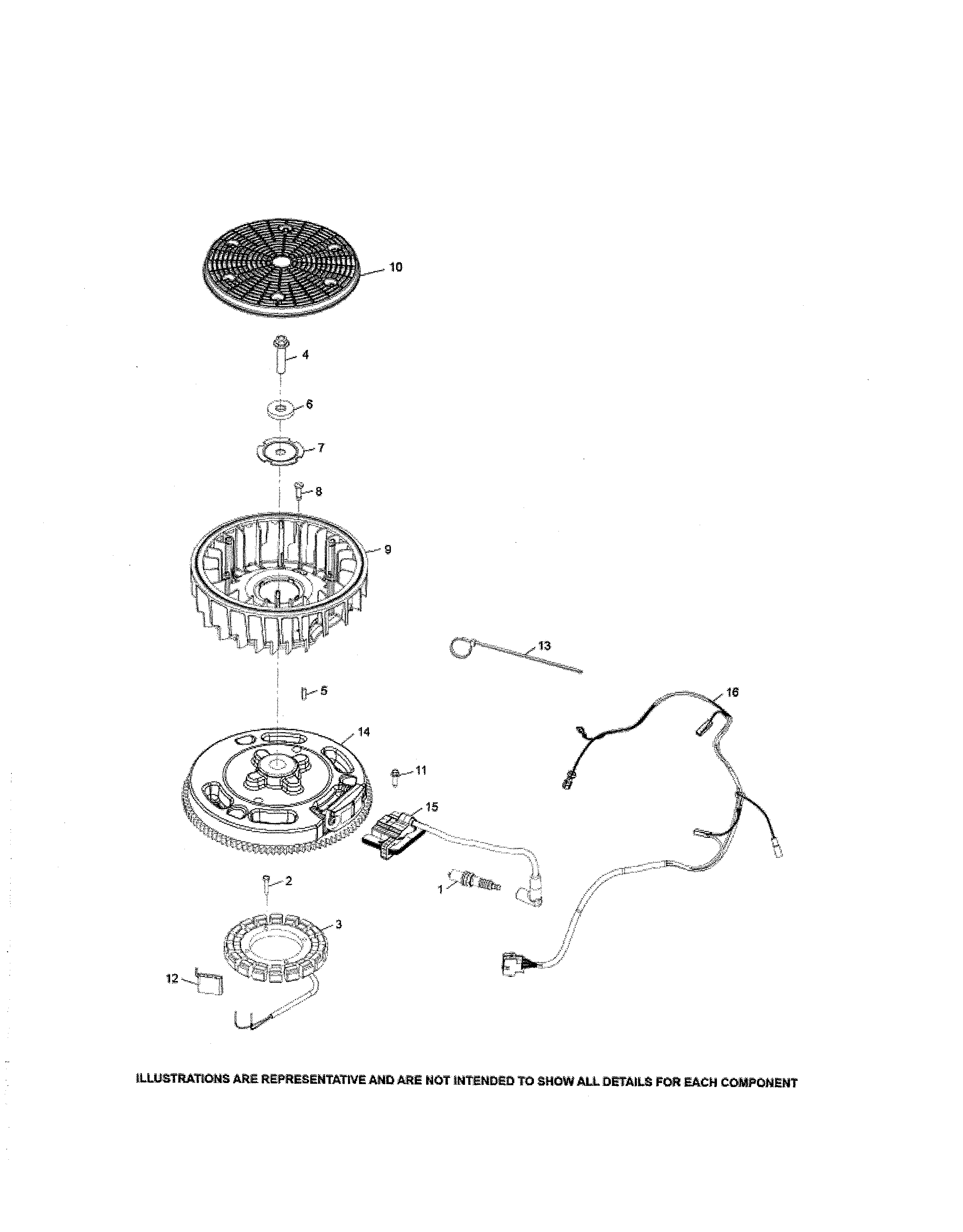MTD 13ATA1ZT099 ignition diagram