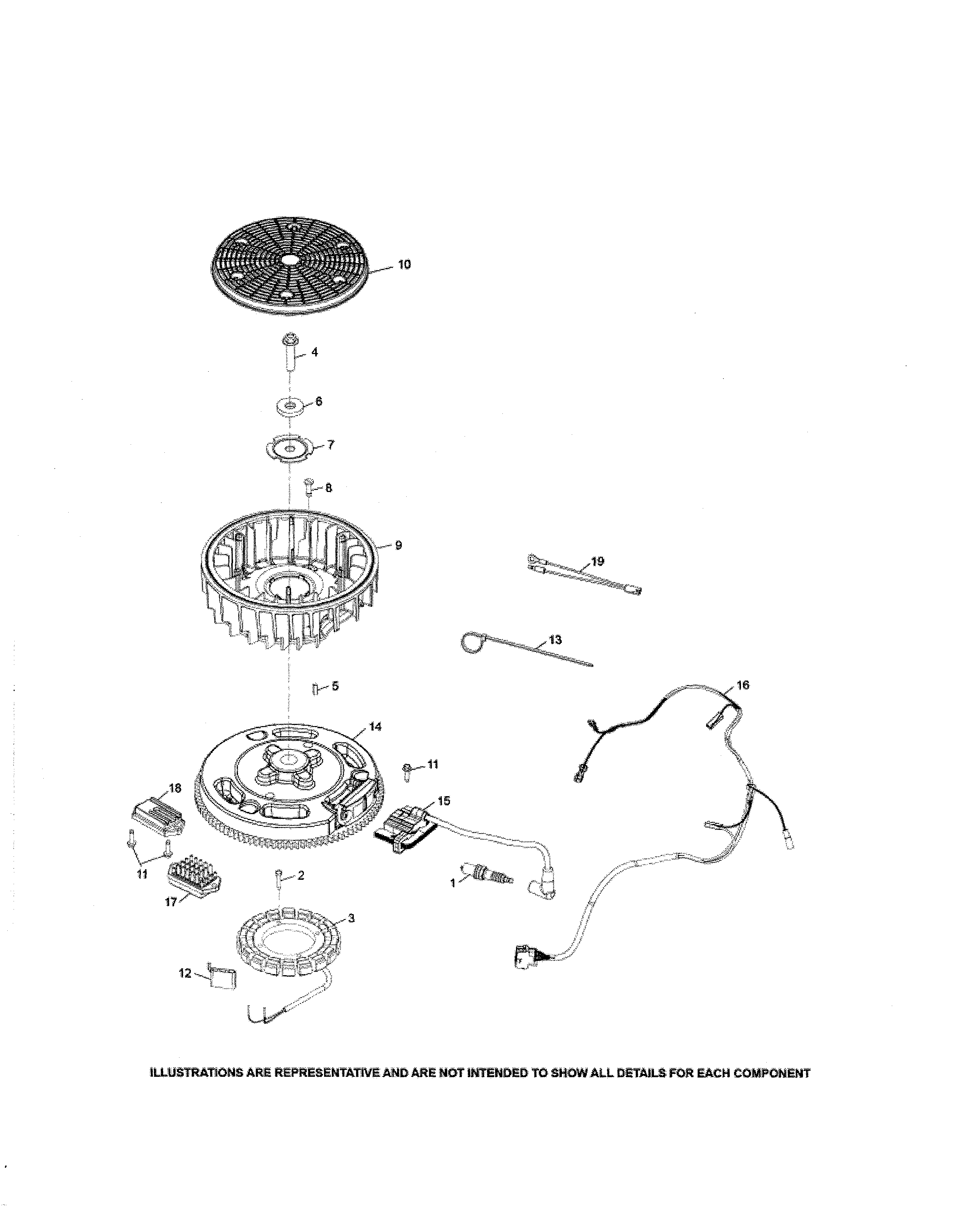 Craftsman 247270520 ignition/charging diagram